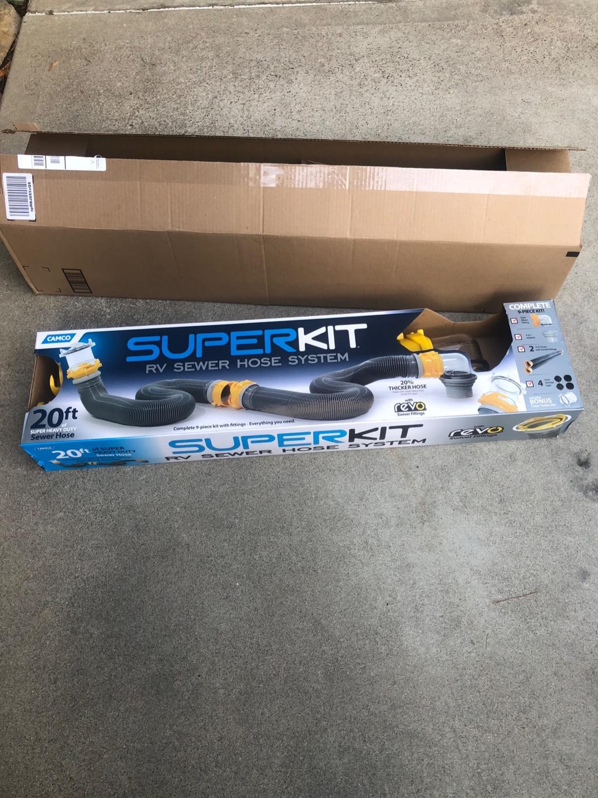 Camco 39659 Super Kit RV Sewer Hose Kit - 20' customer photo 2