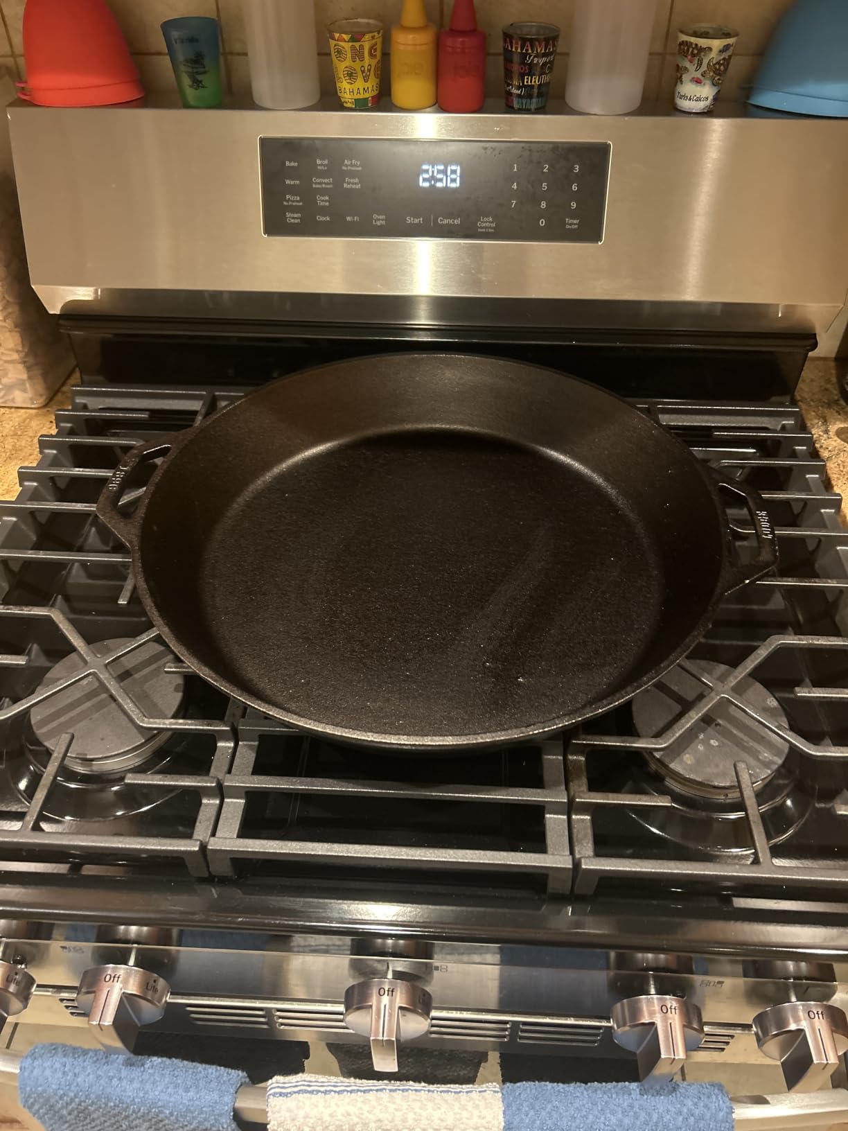 Lodge Pre-Seasoned Cast Iron Dual Handle Pan, PFAS-Free, 12 Inches customer photo 1