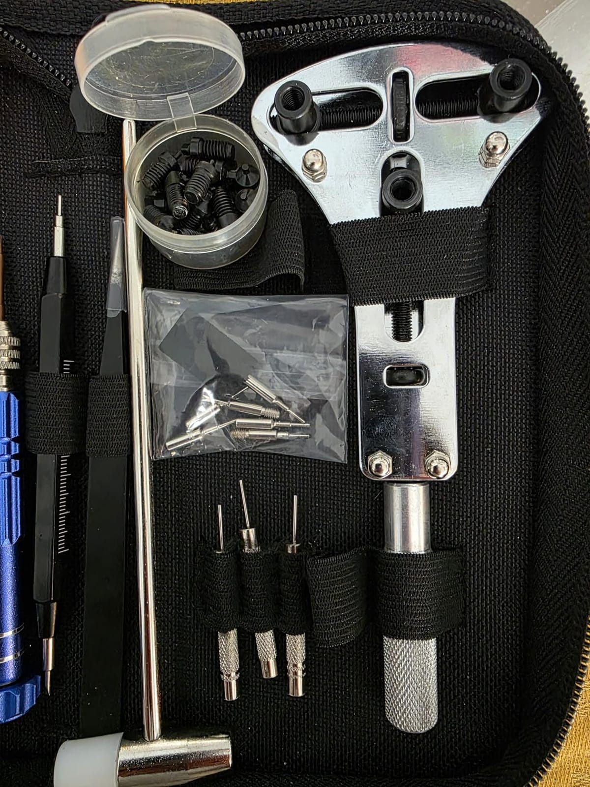 Eventronic 154PCS Watch Repair Kit:Watch Link Removal & Battery Replacement | All-in-One Watch Repair Tools & Kits with Band Pin Tools for Strap Adjustment, Portable Carrying Case, Ideal DIY Watch Gift customer photo 1
