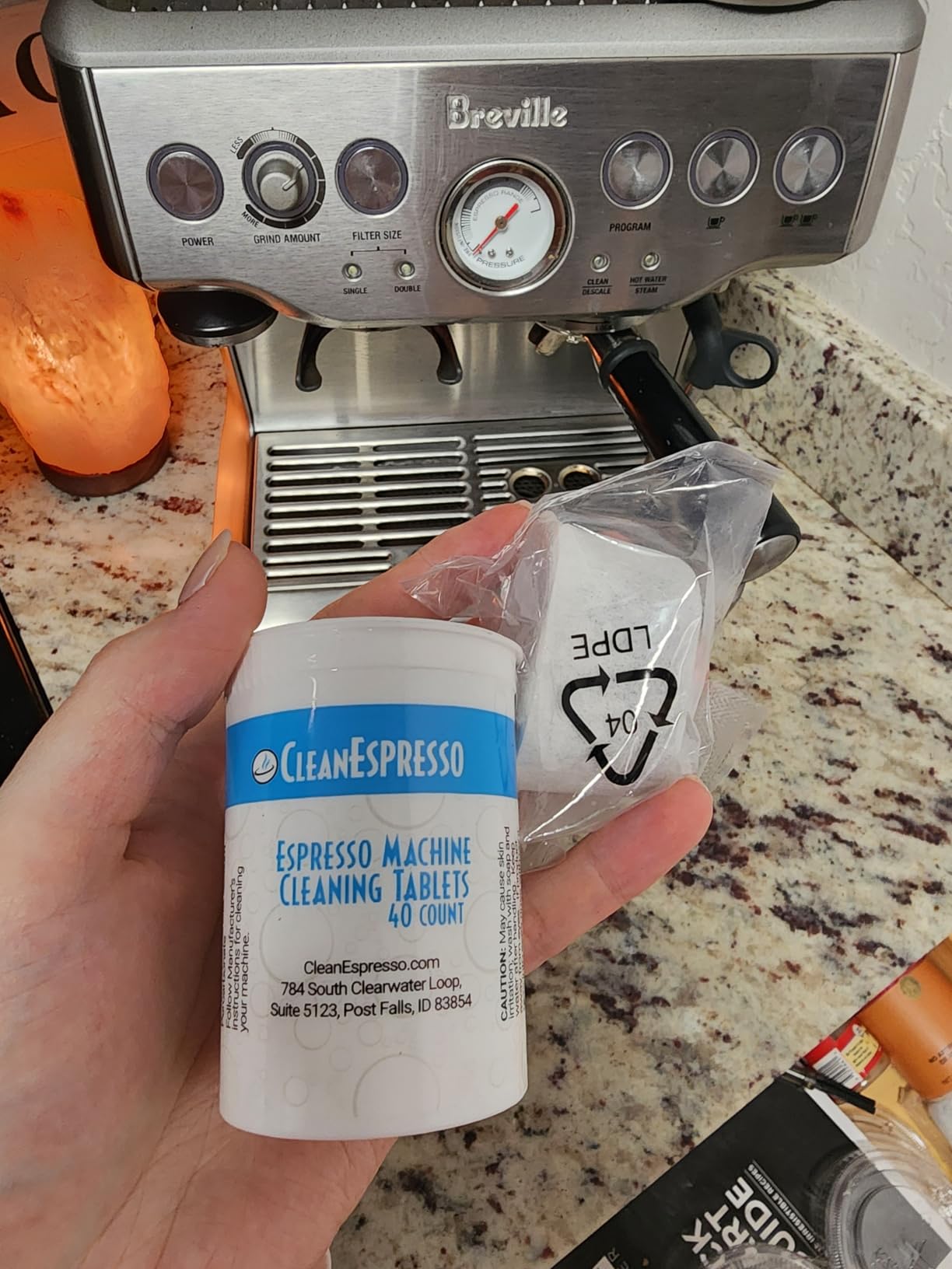 CleanEspresso - Designed For Breville Cleaning Kit - 40 Cleaning Tablets and 6 Water Filters for Breville Espresso Machines customer photo 1