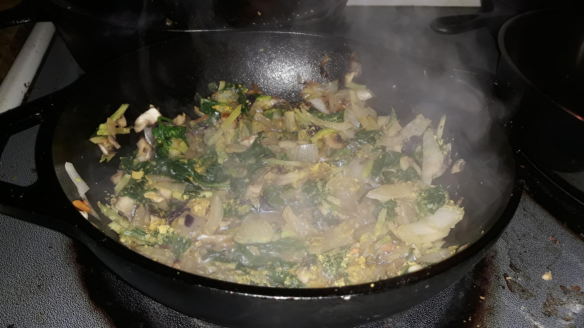 Lodge Pre-Seasoned Cast Iron Stir Fry Mini Wok, PFAS-Free, 9 Inches customer photo 1