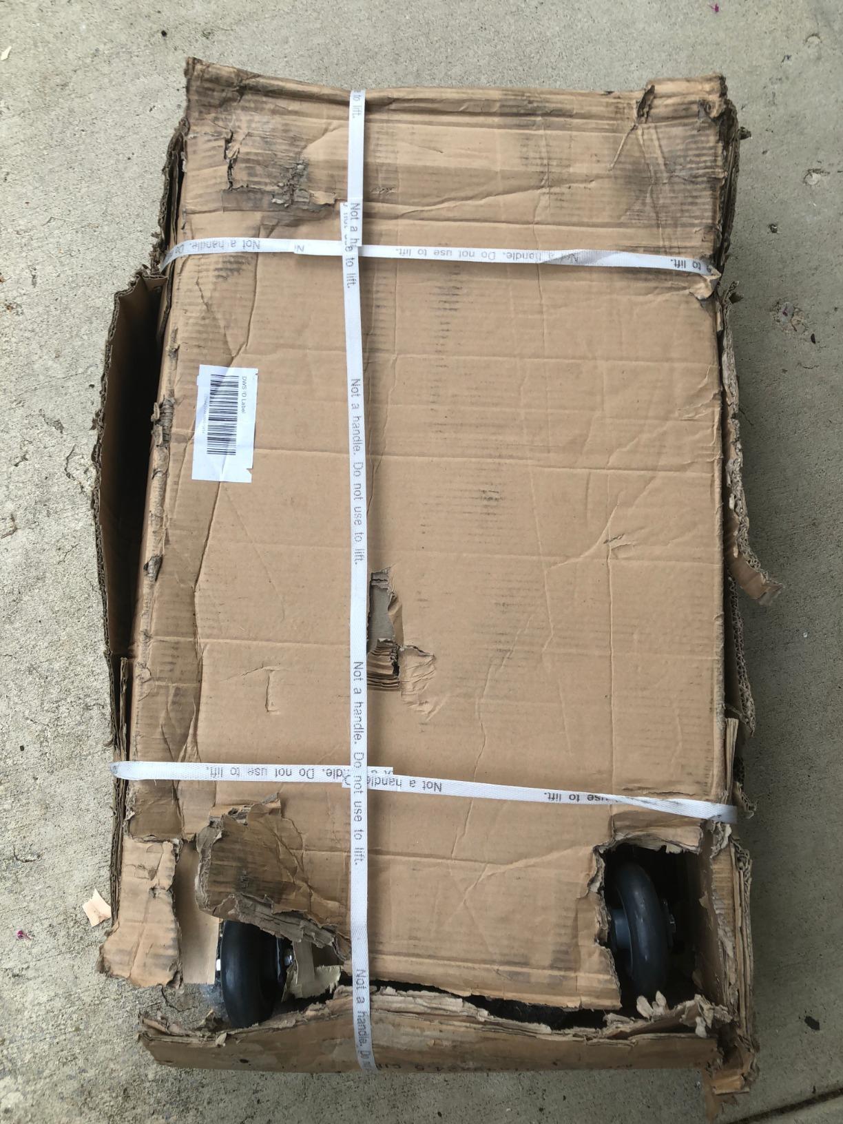 Hydraulic Scissor Lift Table Cart, 500 lb. Cap, 27.75