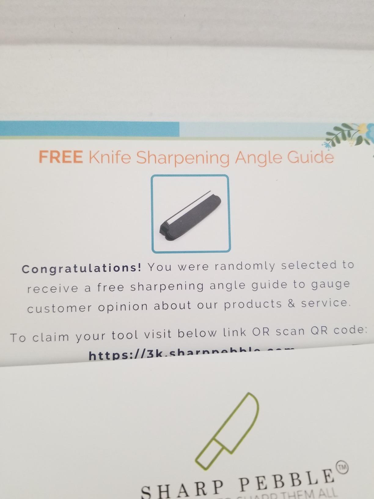 Sharp Pebble Whetstone Sharpening Stone 3000/8000 - with Flattening Stone | 3000 Grit Fine Sharpening & 8000 Grit Polished Finish - Kitchen Knife Sharpener Stone Kit with Non-Slip Bamboo Base customer photo 1