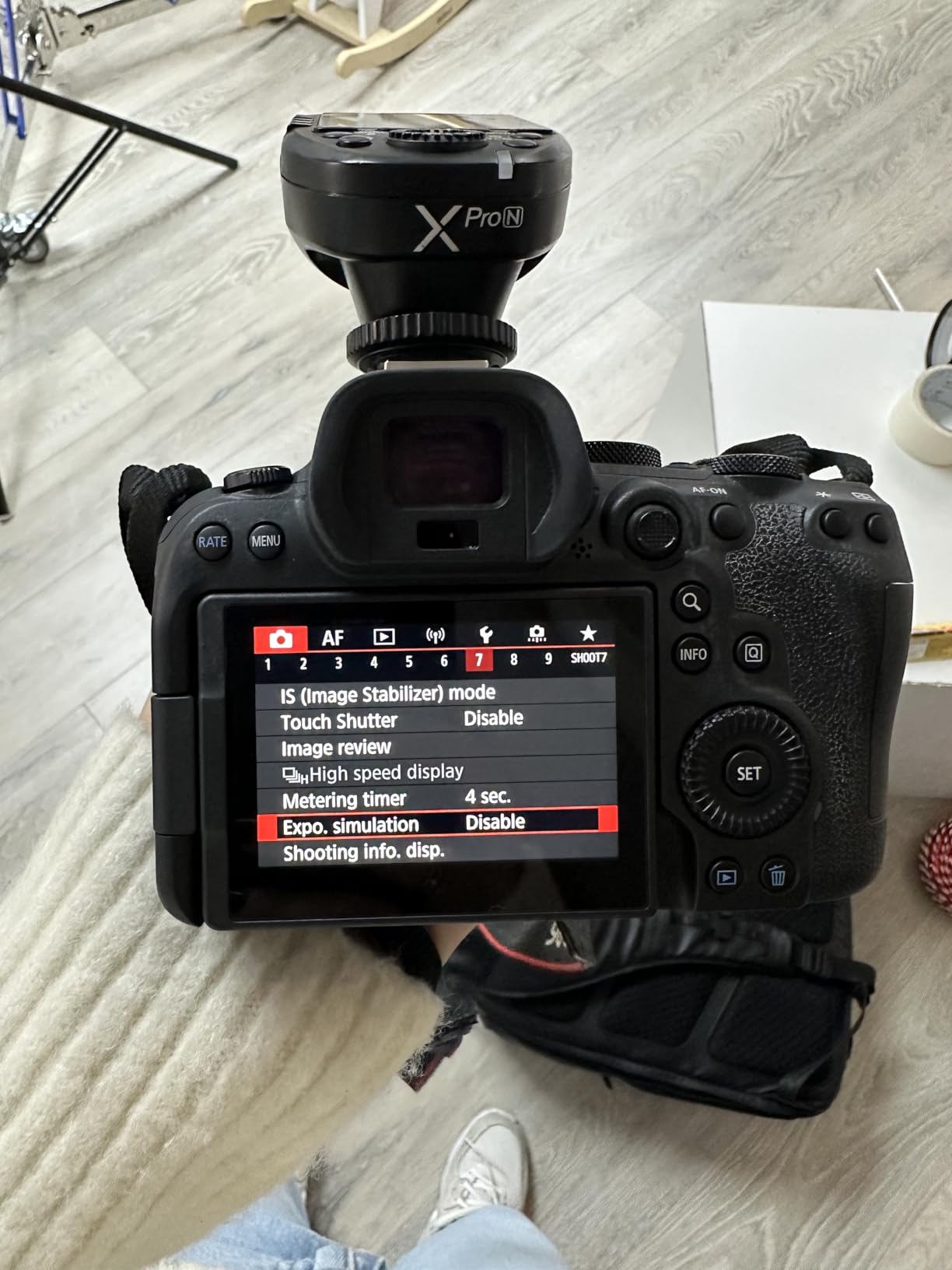 Godox XproC Xpro-C TTL Wireless Flash Trigger for Canon, 1/8000s HSS | 2.4G X System, TCM Function, Large Slanted LCD Screen, 5 Dedicated Group Buttons, 11 Customizable Functions customer photo 1