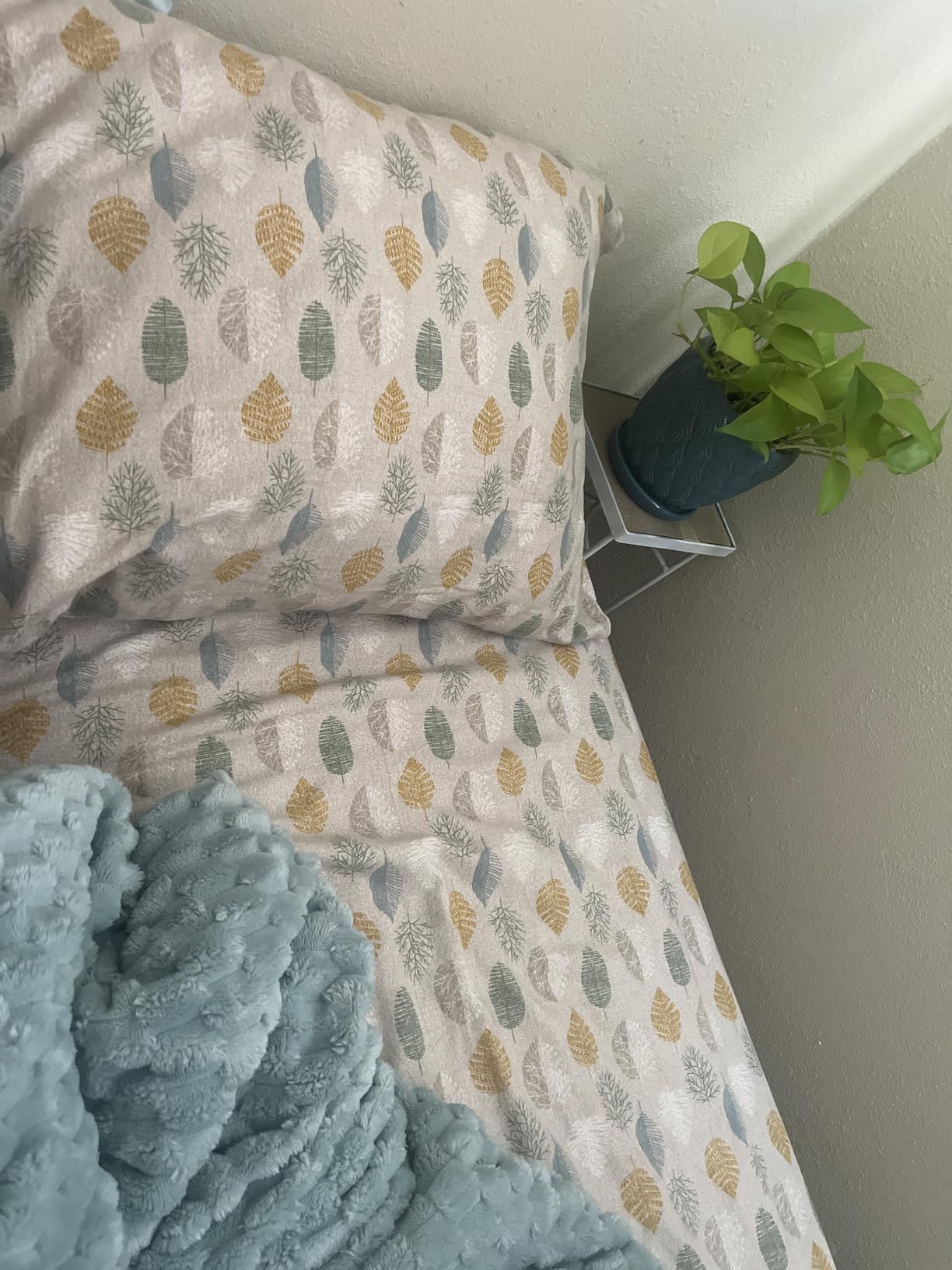 Sleep Philosophy Cozy Flannel Sheets 100% Cotton, Queen Sheet Set, 4 Piece customer photo 2