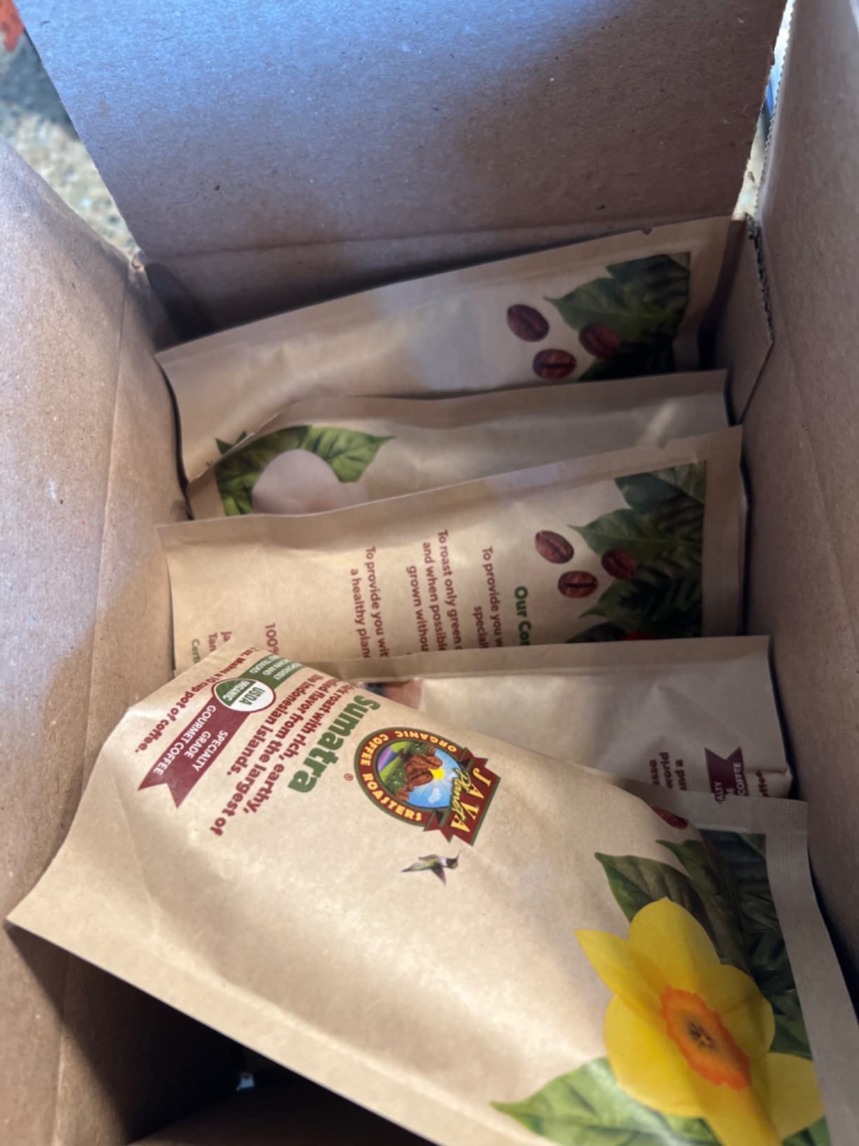Java Planet Organic Mold Free Coffee, Gift Sampler Set, 1.32 LBs in 6 Bags customer photo 1