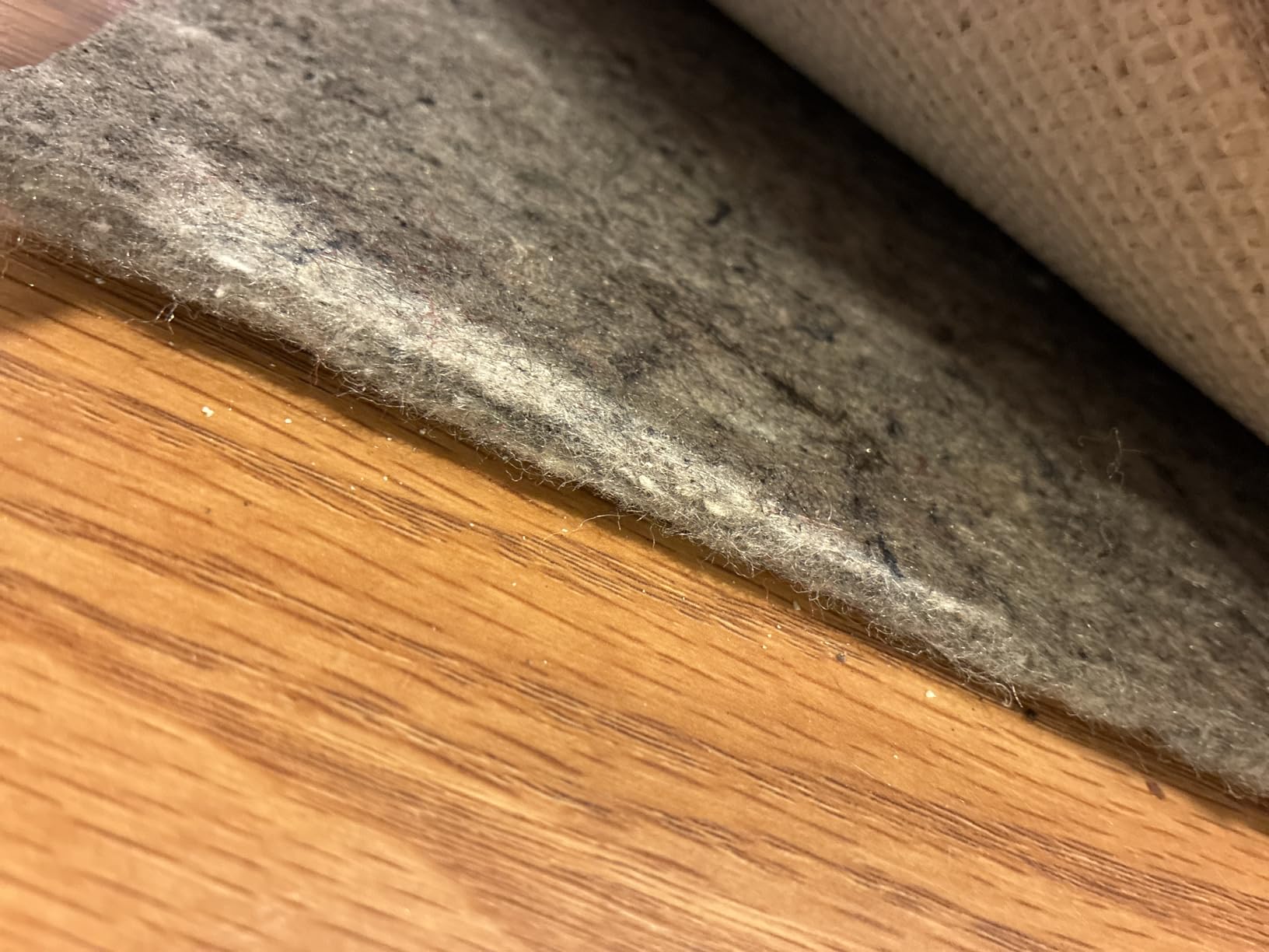 Mohawk Home Felt Rug Pad 8' x 10' - 1/4 Inch Thick Cushion for Area Rugs, Protective Underlay for Hardwood Floors, Comfort and Insulation - Felt Only Pad customer photo 2
