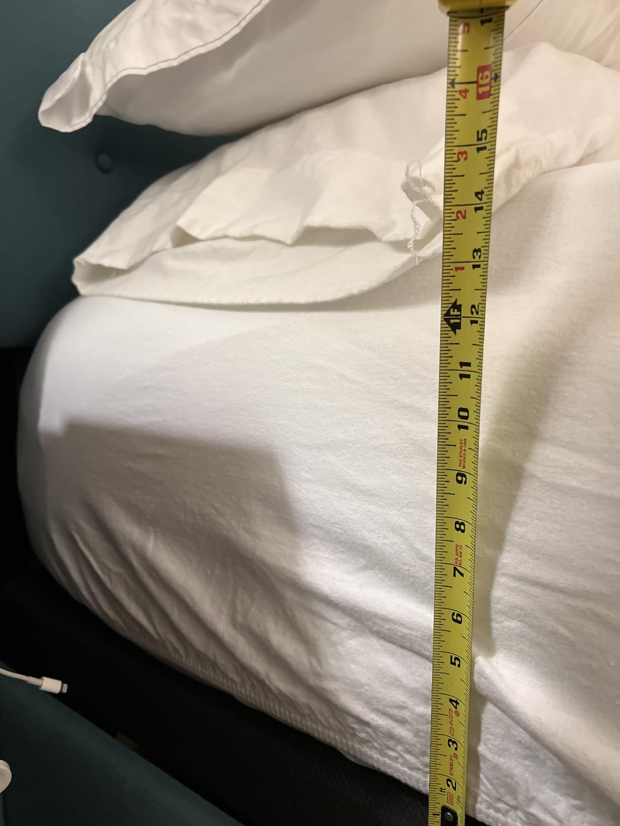 Bare Home Queen Flannel Sheet Set 100% Cotton (Queen, White) customer photo 2