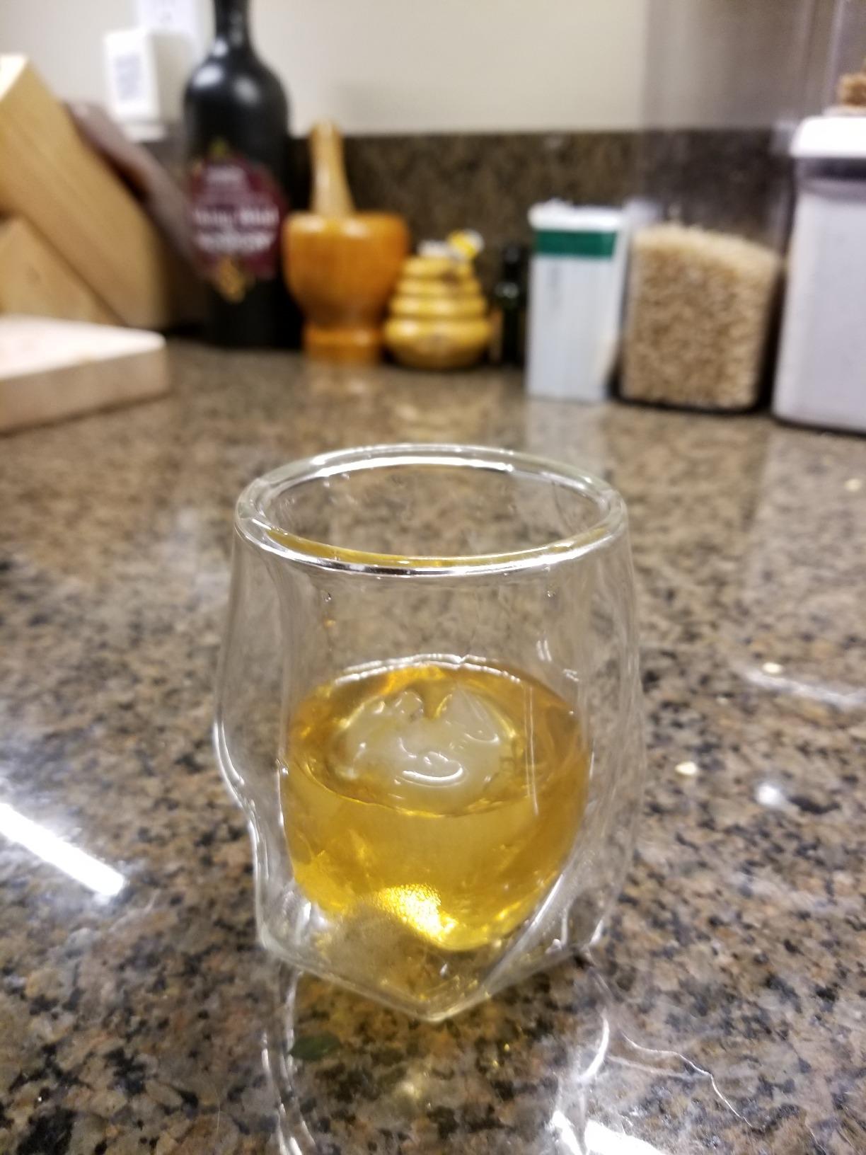 JB Whiskey Glasses, Set of 2 + 2 Slow-Melting Ice Ball Molds | Hand-blown insulated 6oz double-wall borosilicate glass customer photo 1