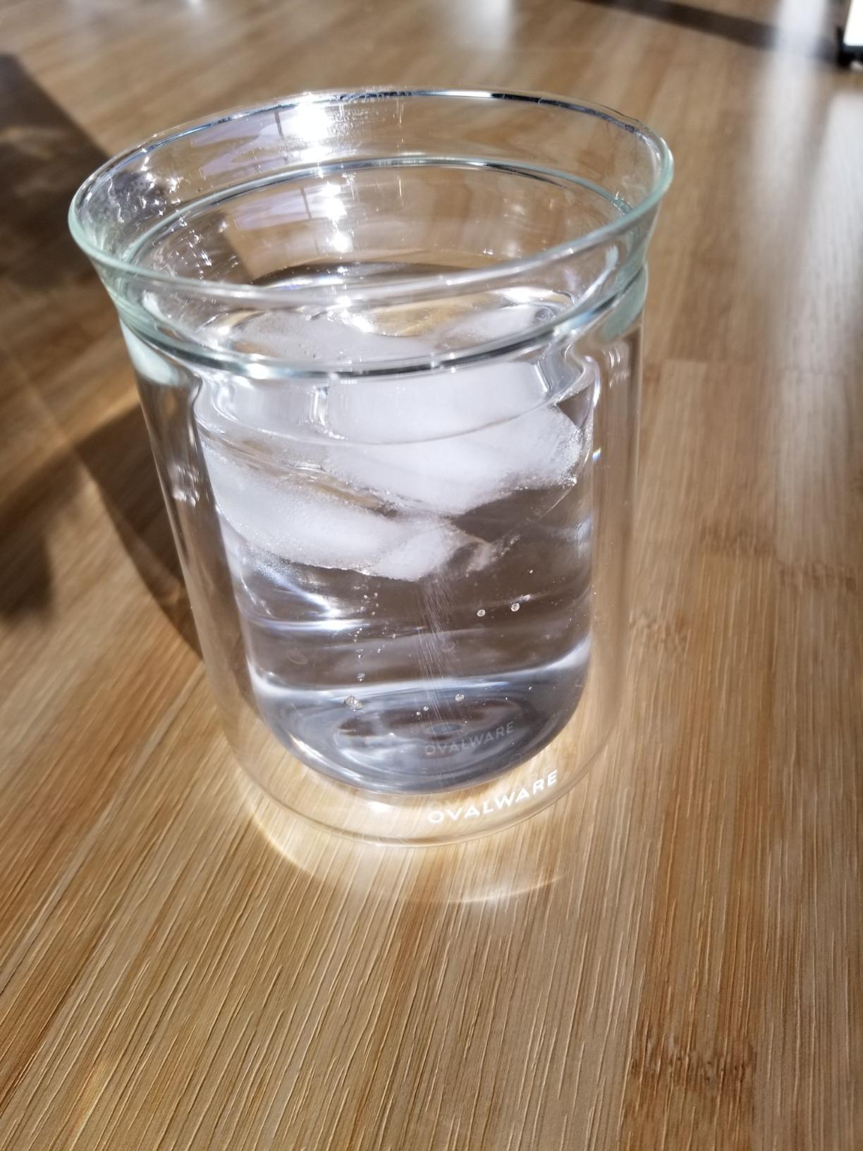 ovalware Double Wall Single Lip Insulated Glass Cup, Set of 2 (12oz / 350ml) - Borosilicate Glass For Coffee, Tea, Whiskey, Cocktails & All Beverages - Minimalistic & Durable Double-Wall Drinking Mug customer photo 1