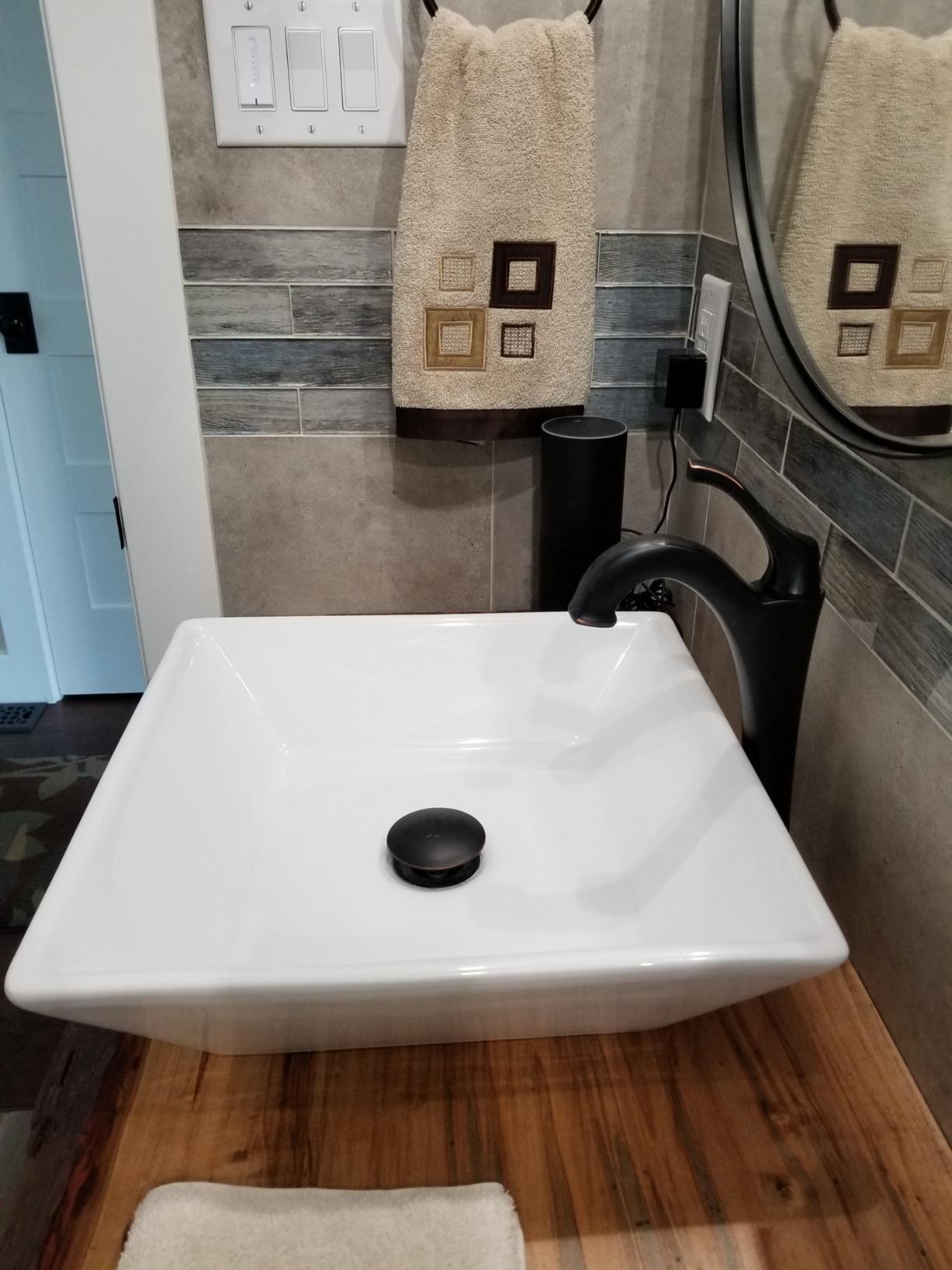 KRAUS KVF-1200ORB Arlo Single Handle Vessel Bathroom Faucet with Pop Up Drain, Oil Rubbed Bronze customer photo 1
