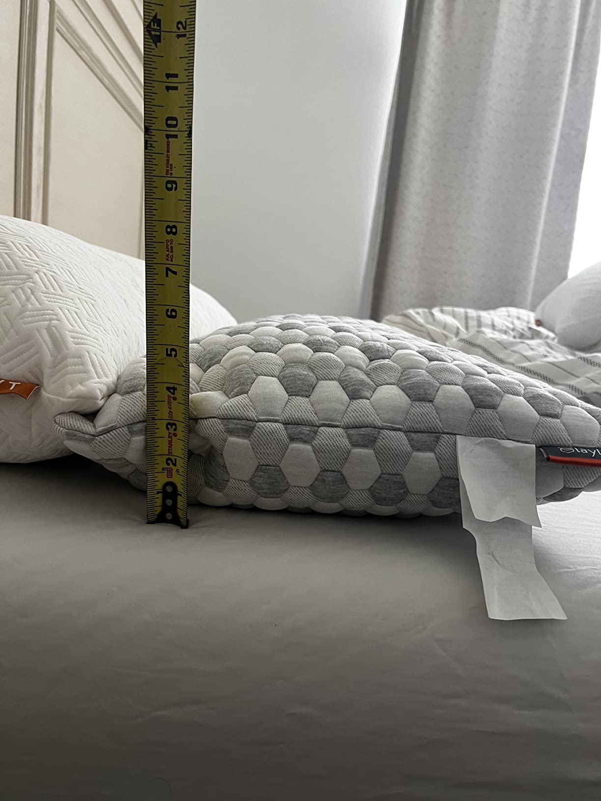 Layla Adjustable Fill Kapok Pillow, Luxurious Cooling Pillow, King (Single), Supportive for Head and Neck, Fully Adjustable, Natural Material that is Light and Airy customer photo 2