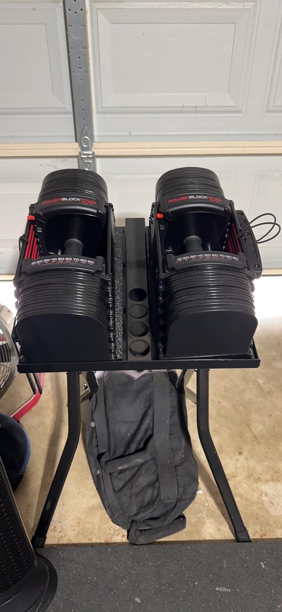EXP Adjustable Dumbbells, Stage 1, 5-50 lb | Expandable with Stage 2 and 3 kits as your training progresses customer photo 1