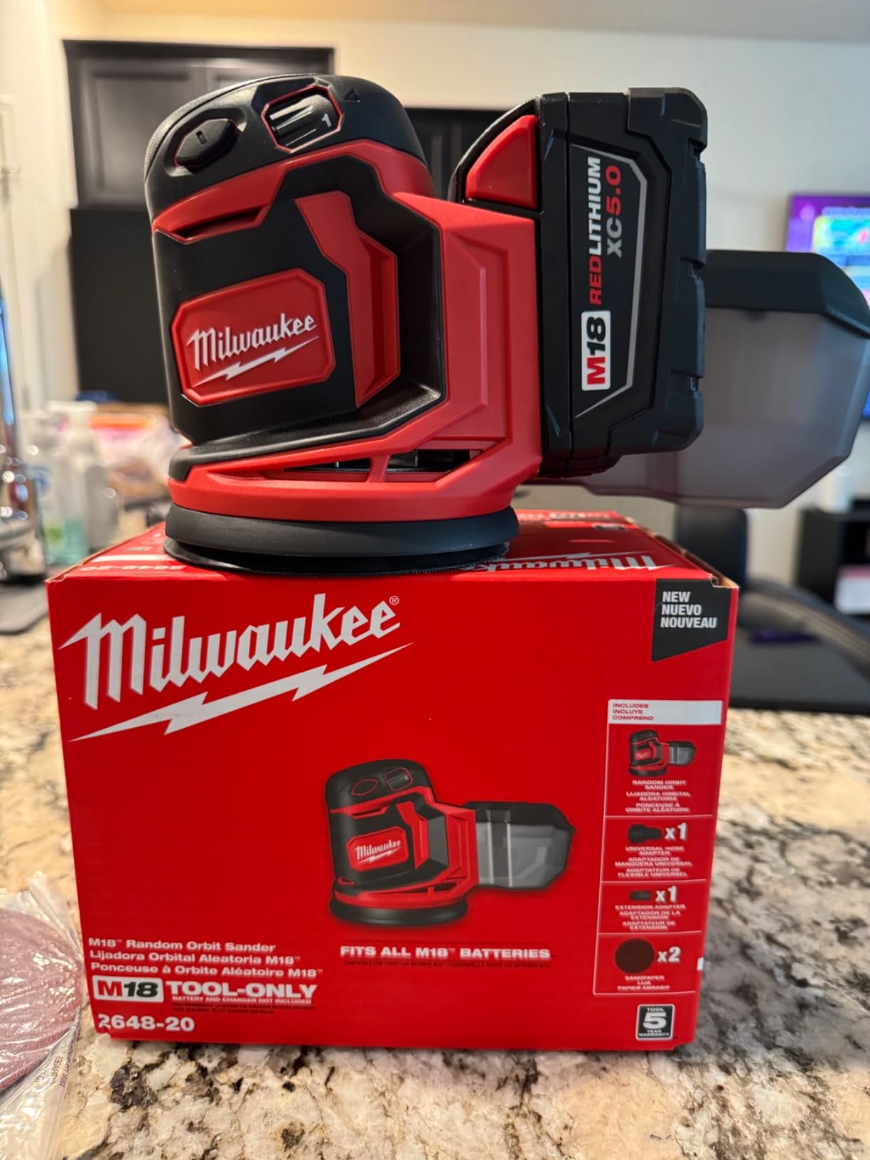 Milwaukee Electric Tools 2648-20 M18 Random Orbit Sander customer photo 2