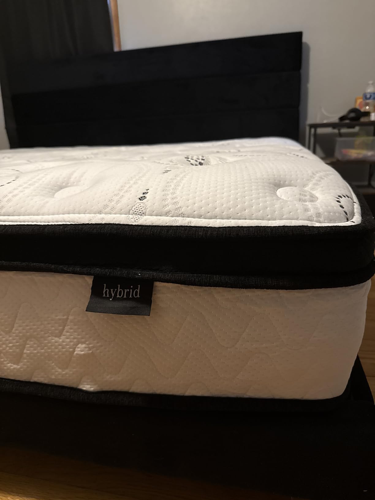 Signature Design by Ashley 12 Inch Hybrid King Mattress in a Box | Medium Firm comfort with CertiPUR-US certified gel memory foam, Pocketed coils for low motion transfer, Chime Series customer photo 2
