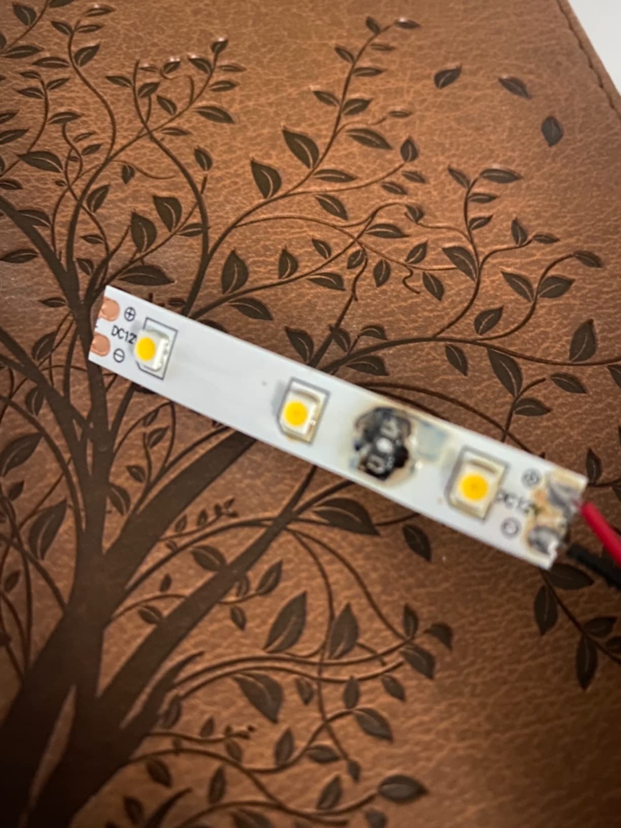 DD01WM 10pcs Pre Wired White Strip Led 3528 SMD LED Light Self-adhesive Flexible 12V ~ 18V customer photo 2