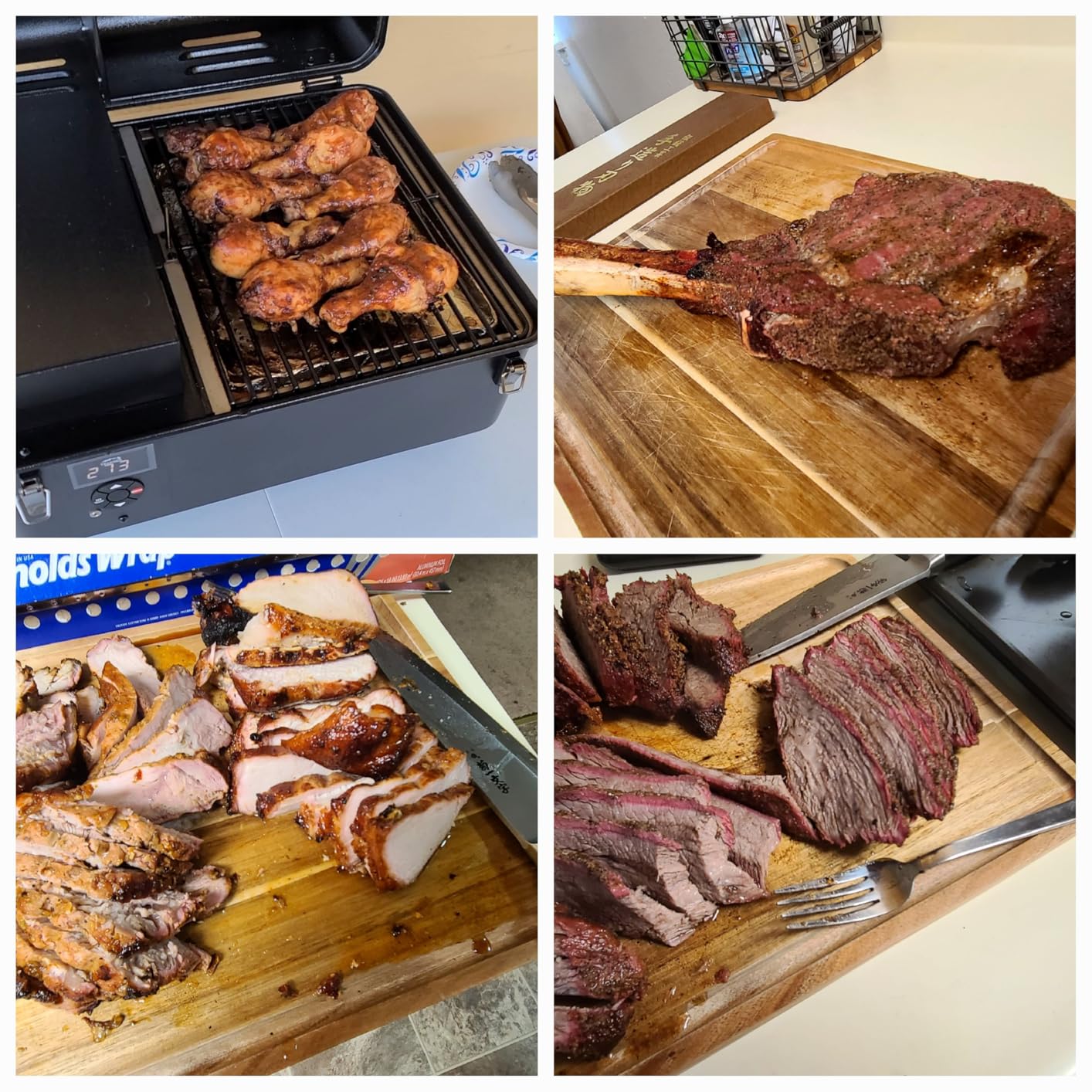 Traeger Ranger Portable Wood Pellet Grill & Smoker, Cast Iron Griddle | Digital Arc Controller, cast iron griddle included, tabletop design - wood-fired flavor for tailgating customer photo 1