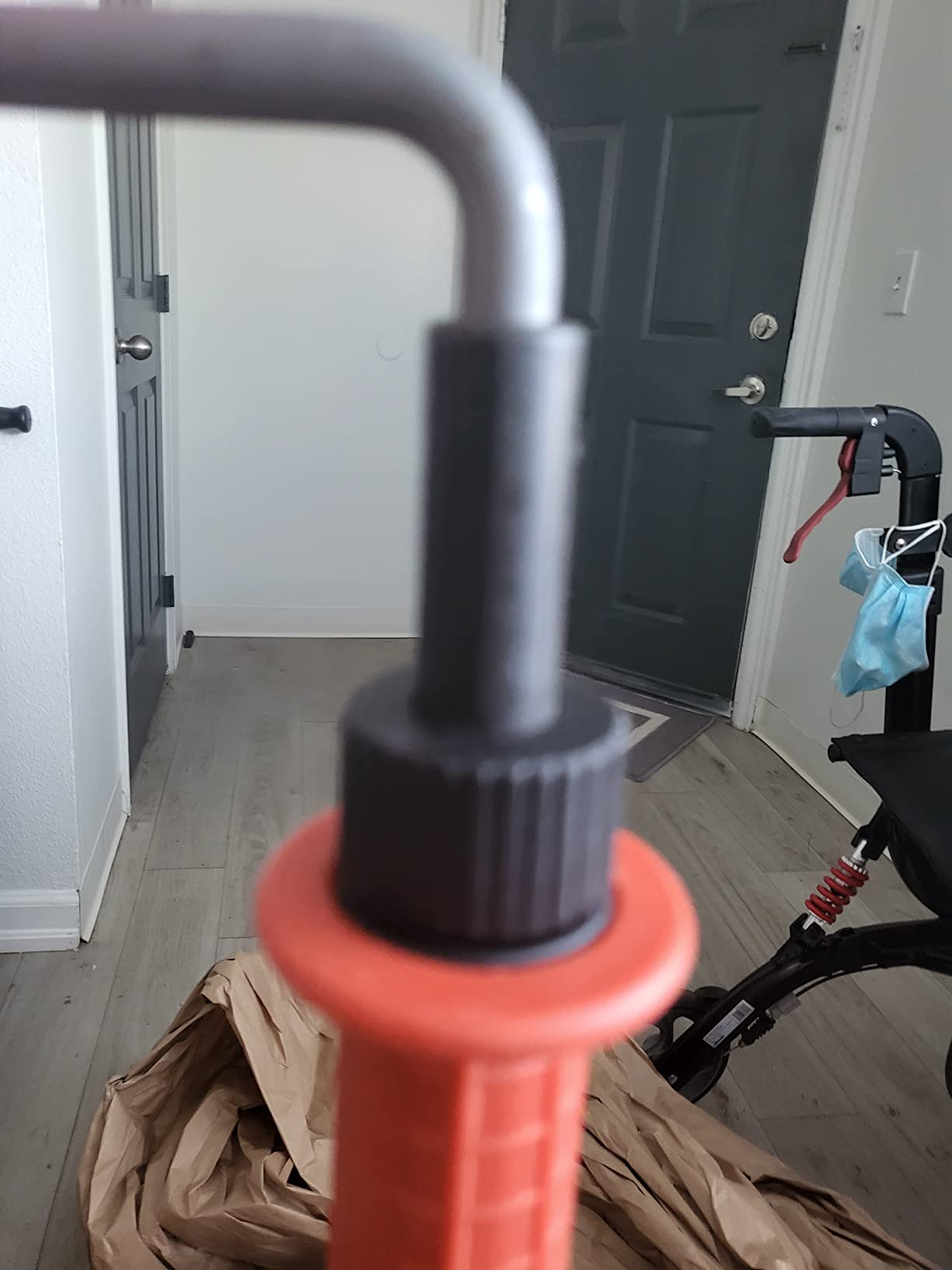 Closet Auger, 6 ft Cable Lg, 1/2 in Cable Dia, Power Drill Compatible, Bulb Head, Manual Cable Feed customer photo 2