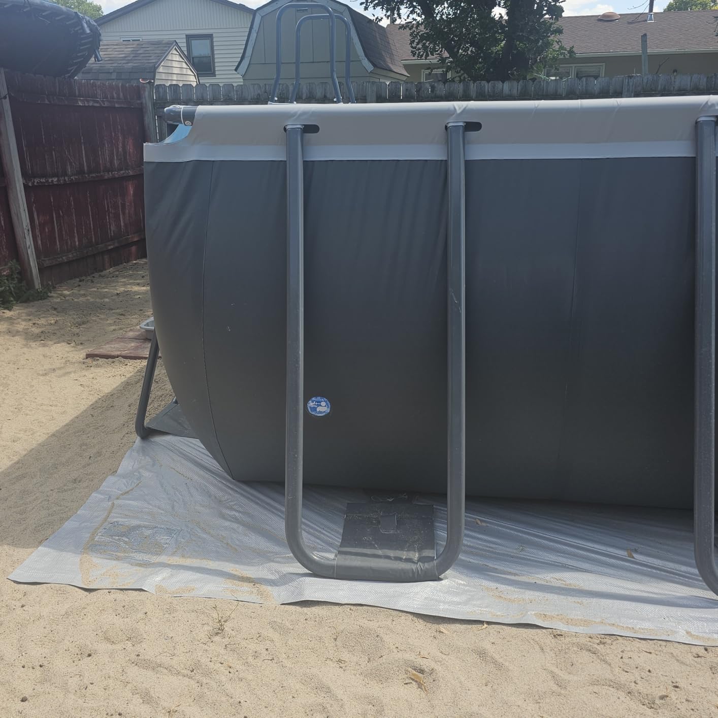 INTEX Ultra XTR 18ft x 9ft x 52in Above Ground Swimming Pool Set w/Pump | 26355EH - 1500 GPH Sand Filter Pump, Ladder, Pool Cover & Ground Cloth Included - Strong Galvanized Steel Frame customer photo 1