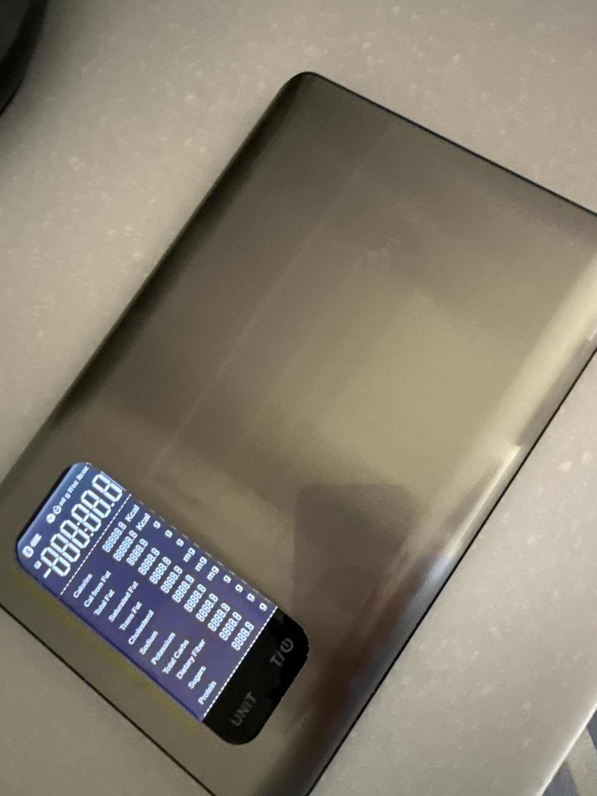 Etekcity Food Kitchen Scale with Nutritional Calculator, Smart App, 11lb | Free app with 19 nutrients tracking, calorie and macro calculator, grams and ounces, ideal for weight loss, Stainless Steel customer photo 2