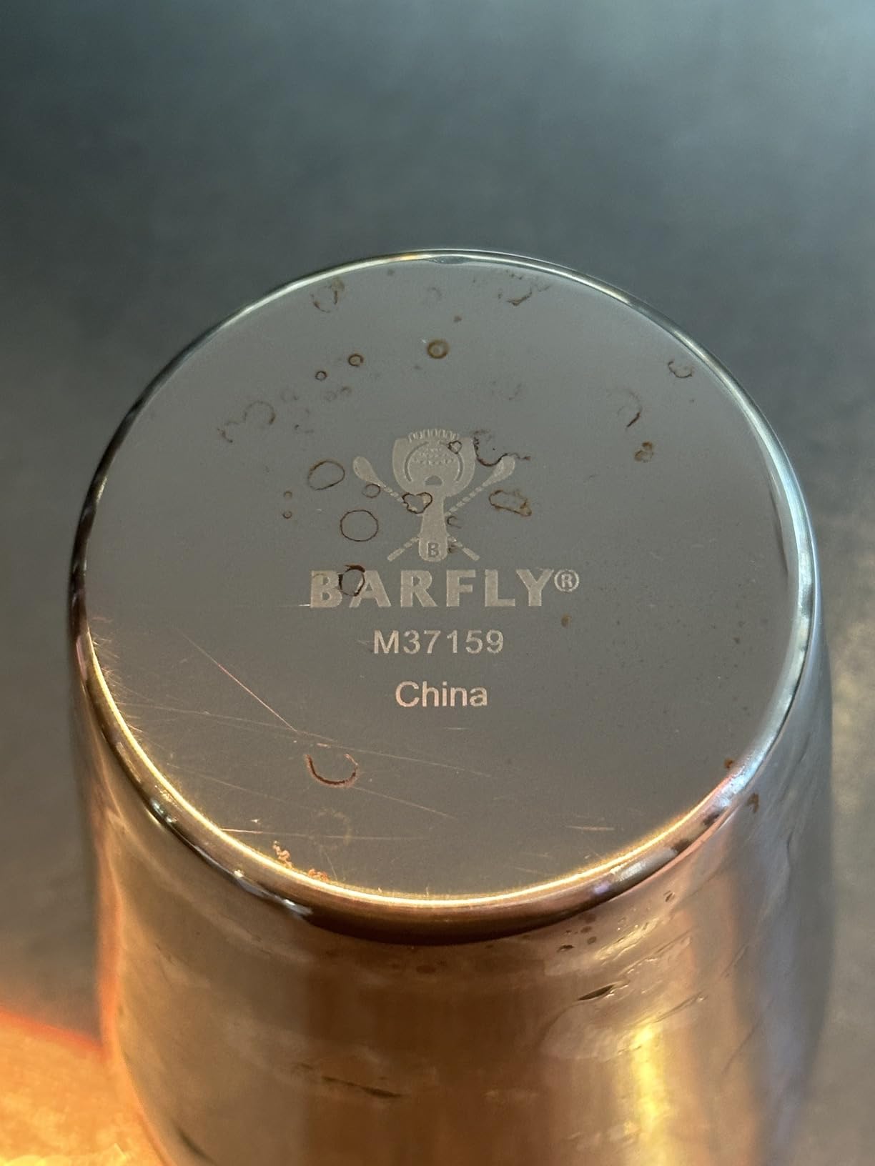 Barfly Cocktail Tin, Set (18 oz and 28 oz), Antique Copper customer photo 1