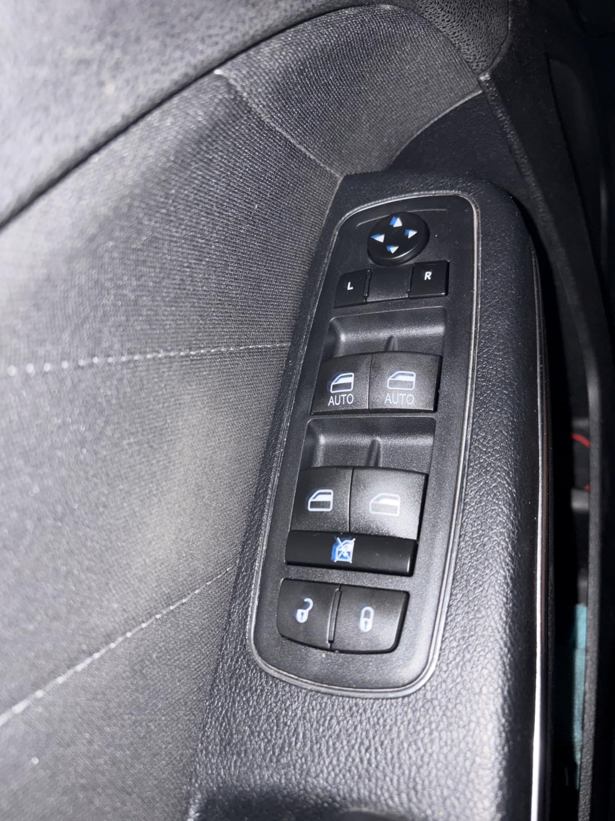 Master Power Window Switch Driver Side Front Left for Dodge Models | Door Control Button Fits 2016-2022 Ram 1500 2500 3500, 2011-2019 Dodge Charger, 2011-2020 Chrysler 200 300, Replaces 68139805AB customer photo 1