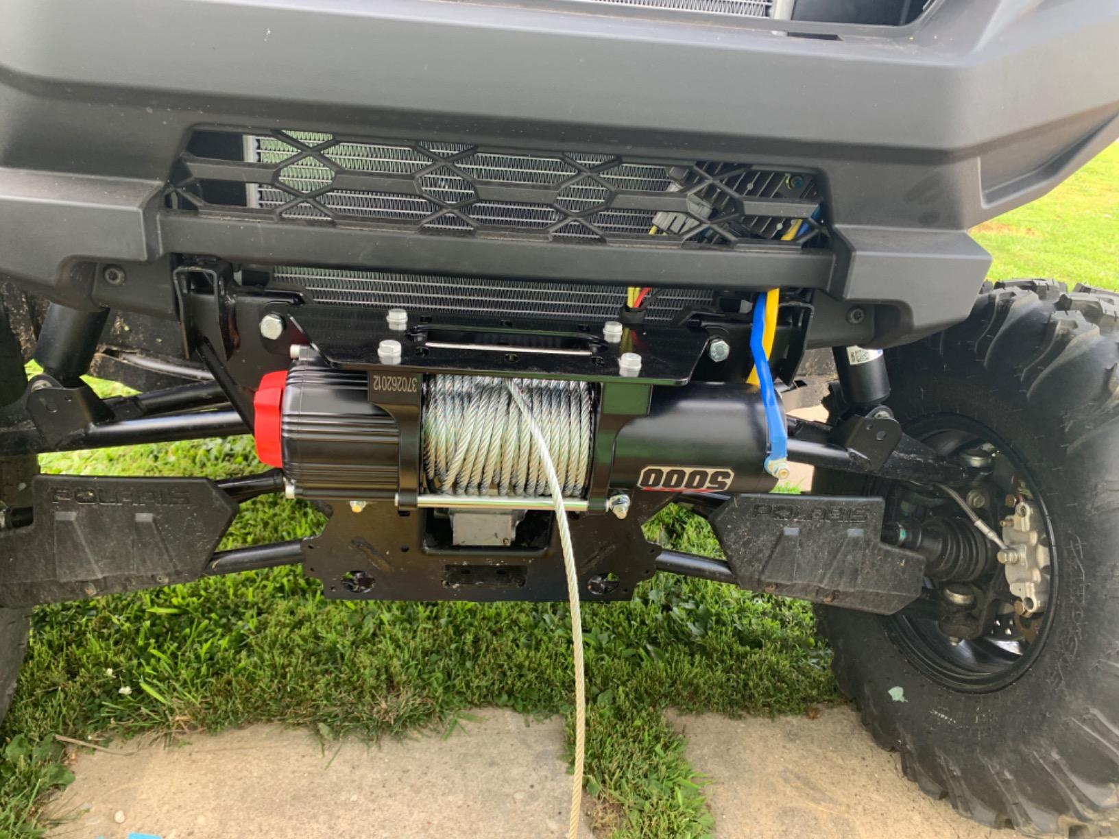 KFI Products Winch Mount for Polaris 2018 Ranger XP 1000 Models 101480 customer photo 1