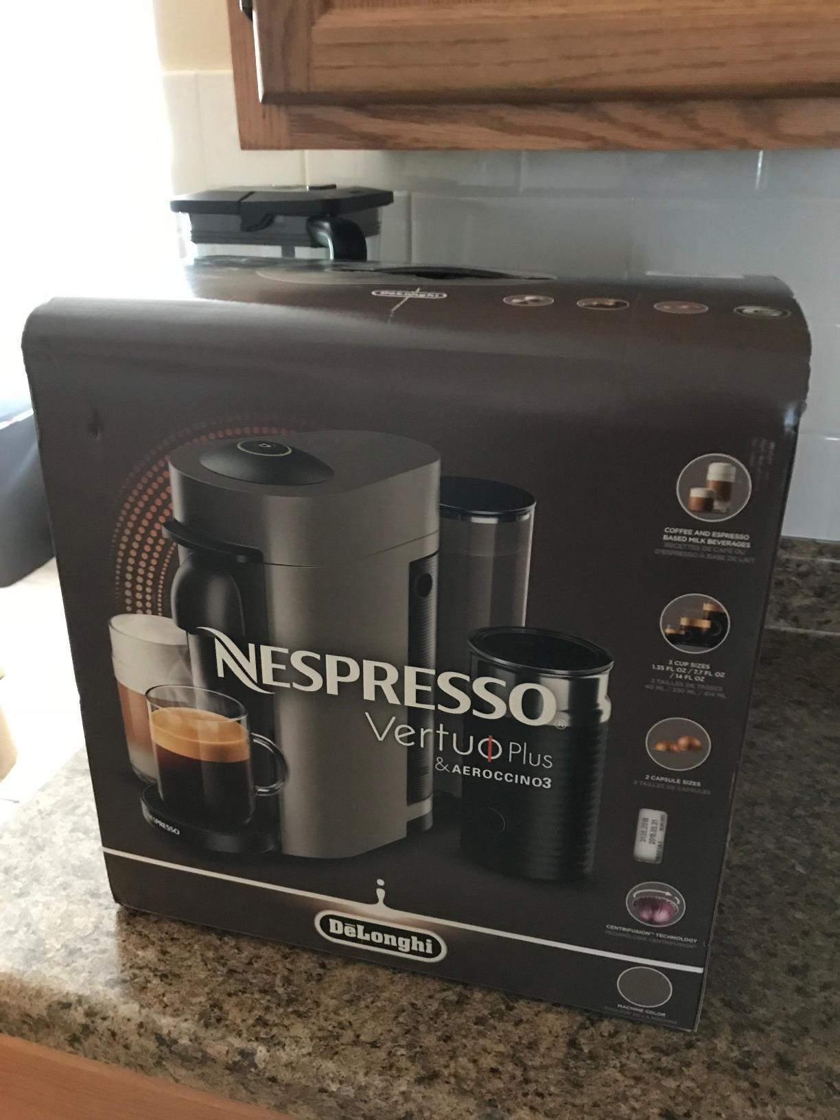 Nespresso Vertuo Plus Deluxe Coffee Machine with Milk Frother, Matte Black customer photo 2