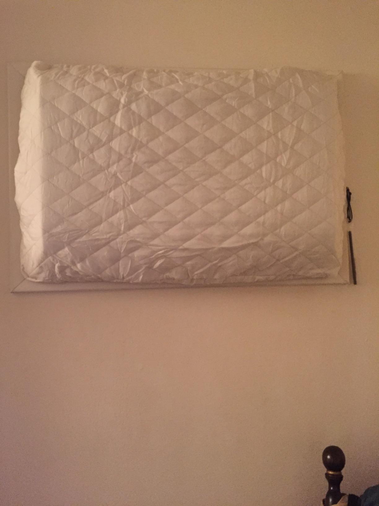Indoor Air Conditioner Cover Double Insulation, XS Beige customer photo 2