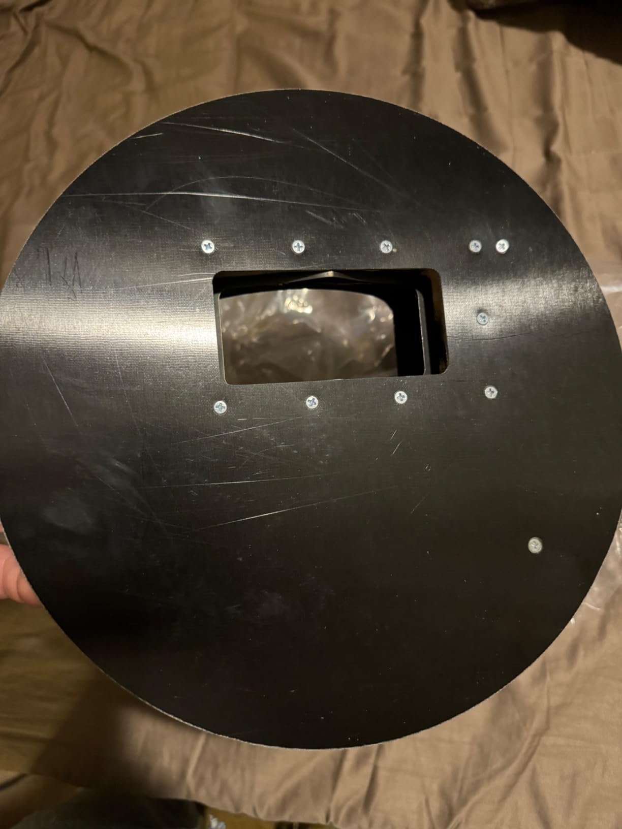 Pancake Welding Hood Helmet Right Handed Regular Pipeline OSHA Approved (Right Hand, Brown) customer photo 2