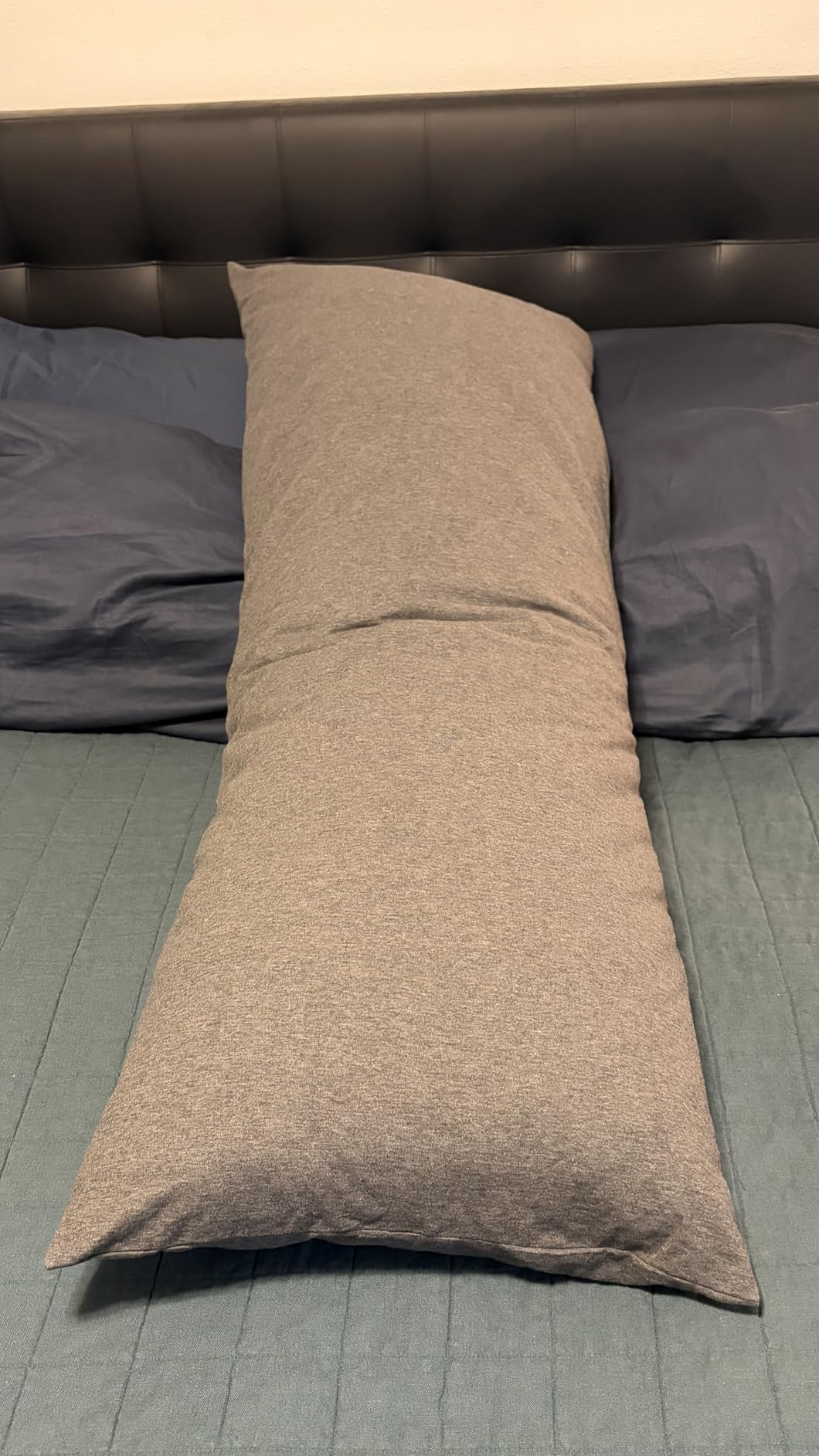 Oubonun Full Body Pillow for Side Sleeper, Adjustable Firm Long Bed Pillow customer photo 2