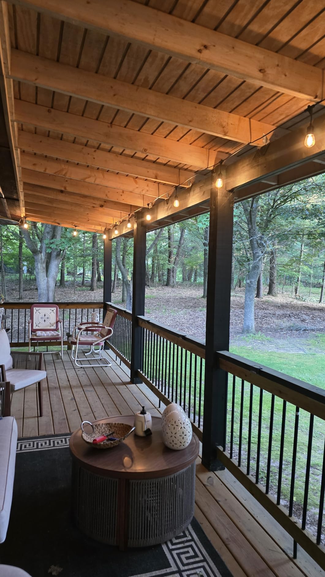 Brightech Ambience Pro - Waterproof LED Outdoor String Lights - 15 Hanging, Dimmable 2W Vintage Edison Bulbs - 48 Ft Commercial Grade Patio Lights Create Cafe Ambience in Your Backyard customer photo 2