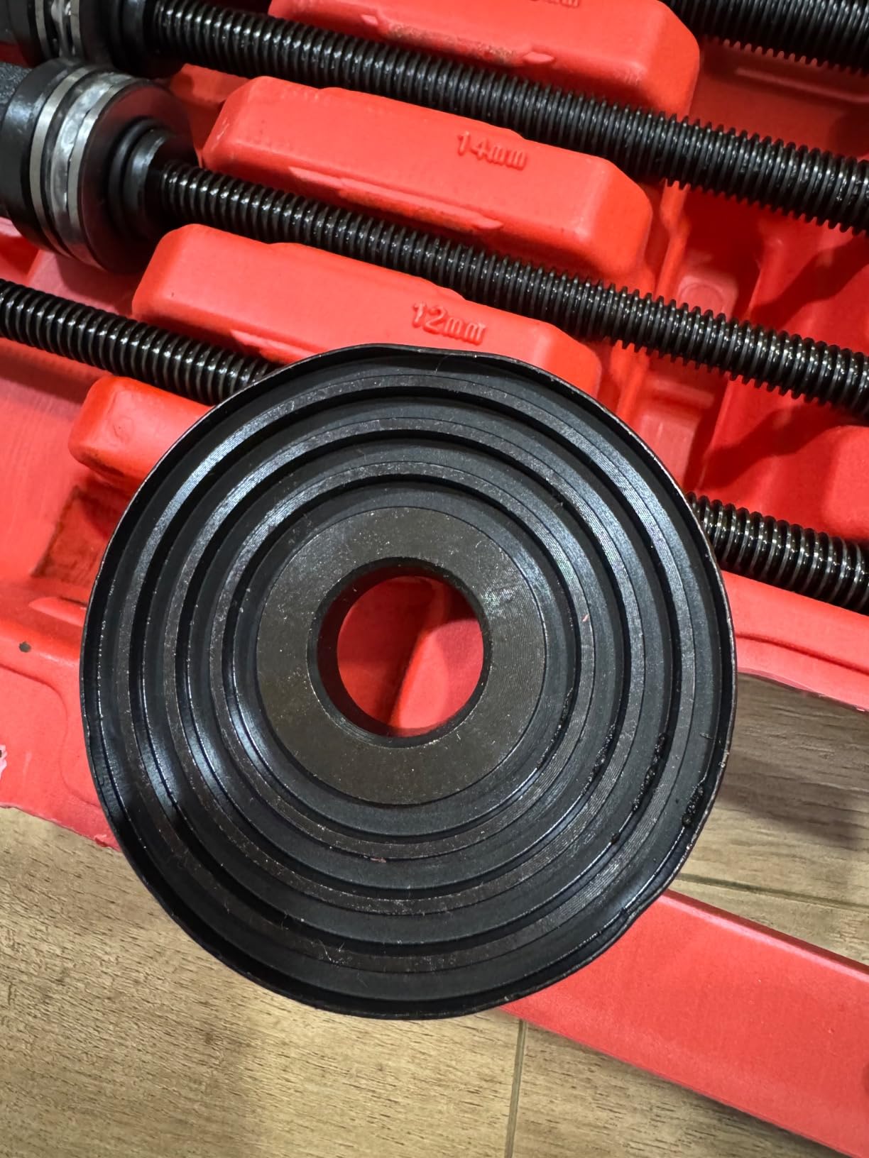 DAYUAN Universal Press Pull Sleeve Remove Install Bushes Bearings Tool Kit | Bearing & Bush Removal Tool Kit, Fits Cars LCV & HGV, Drop Forged Steel, For Bearings Seals Bushes, Universal Fit customer photo 1
