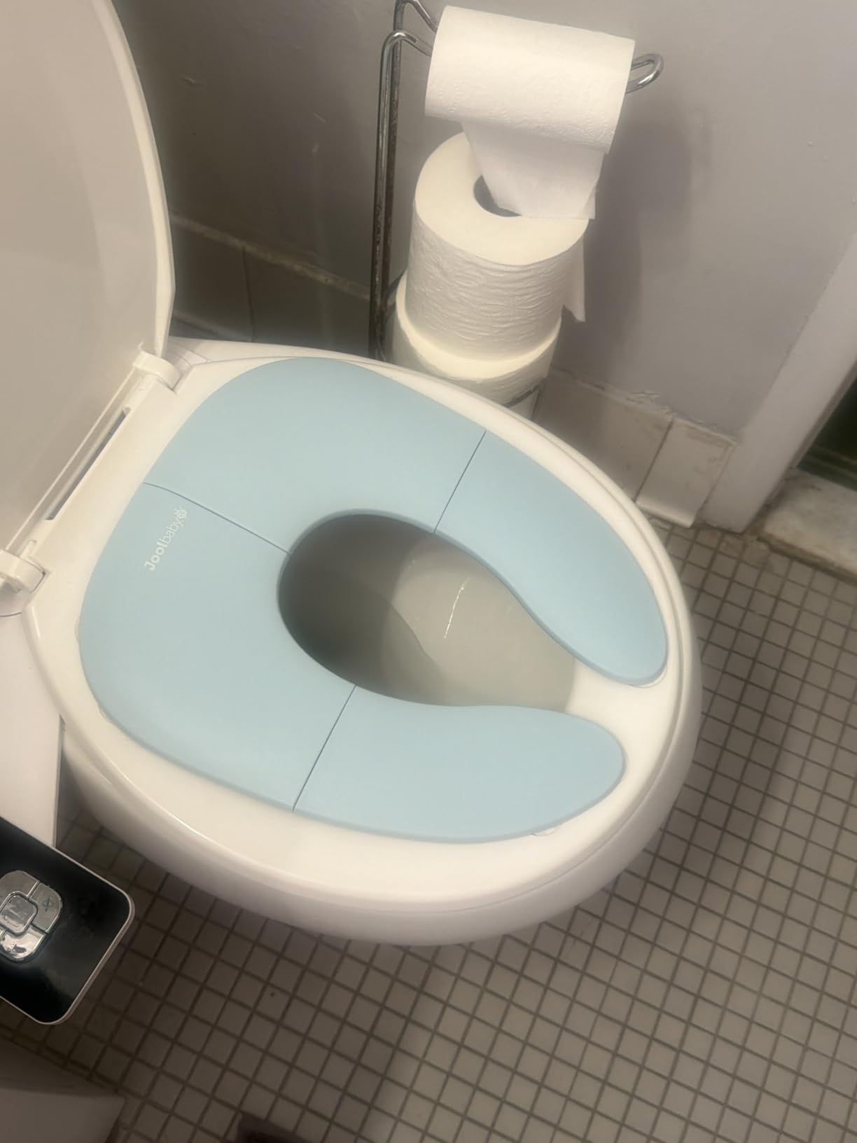 Jool Baby Folding Travel Potty Training Seat - Easy-Remove Pull Tab, Multiple Award Winner, Folds Up Small customer photo 1
