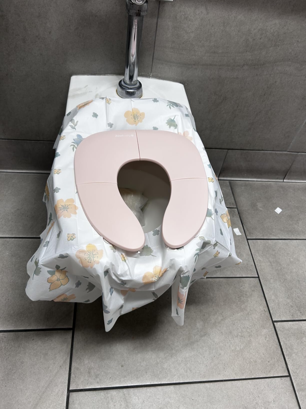Jool Baby Folding Travel Potty Training Seat - Easy-Remove Pull Tab, Multiple Award Winner, Folds Up Small customer photo 2