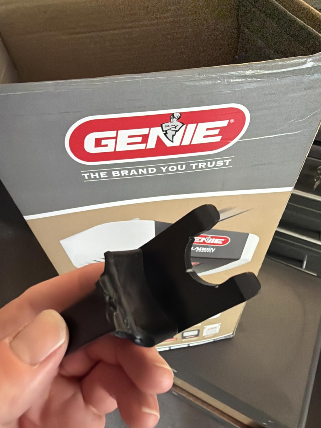 Genie QuietLift Connect - WiFi Smart Garage Door Opener with Added Wireless Keypad, 3/4 HPC Smart Belt Drive - Compatible with Alexa and Google Assistant, Model 3053-TKV customer photo 2