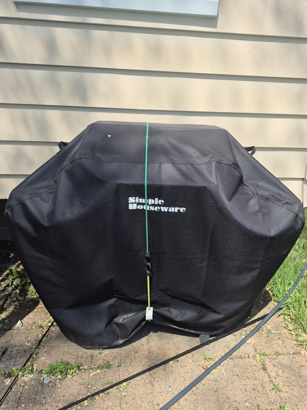 Simple Houseware 55 in. Heavy-Duty BBQ Gas Grill Cover, Waterproof, 600D Polyester, Fits 3-4 Burner, Weather-Resistant customer photo 2