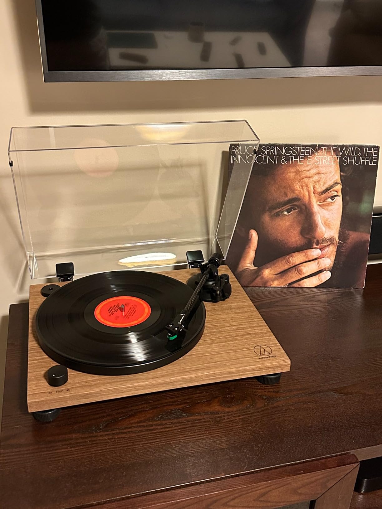 Audio-Technica AT-LPW40WN Fully Manual Belt-Drive Turntable, 2 Speeds, Dynamic Anti-Skate Control, Carbon-Fiber Tonearm Walnut customer photo 2