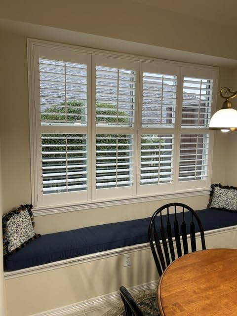 SUNCRAFT SHUTTERS - Plantation Shutters - Interior Window Coverings - Custom Made in 10 Days - DIY Install - Made in North America - 25 Year Warranty - Traditional Front Tilt Rod customer photo 1
