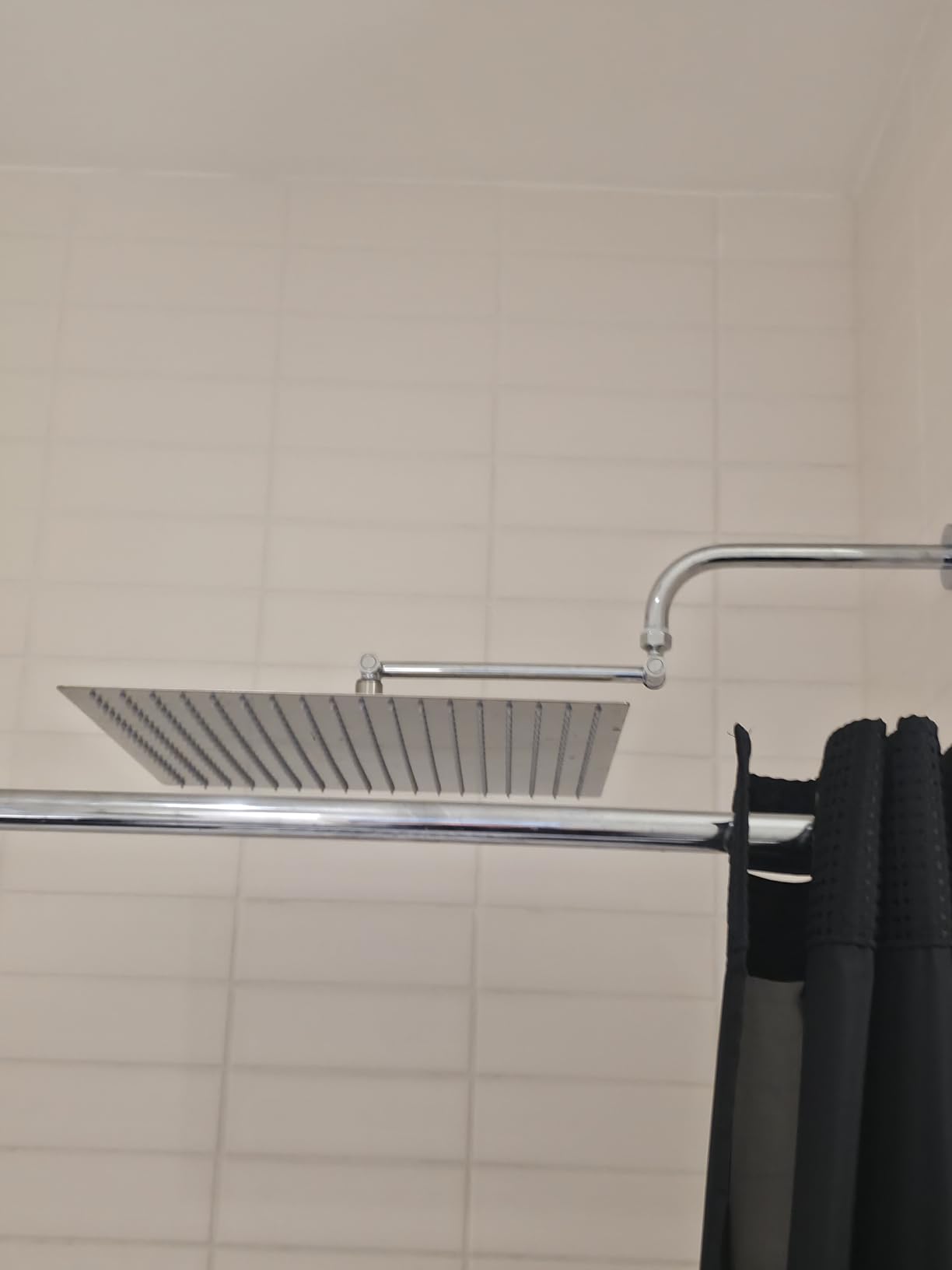 NearMoon Rain Shower Head, High Flow Stainless Steel Square Rainfall Shower, High Pressure Design (8 Inch, Chrome Finish) customer photo 2