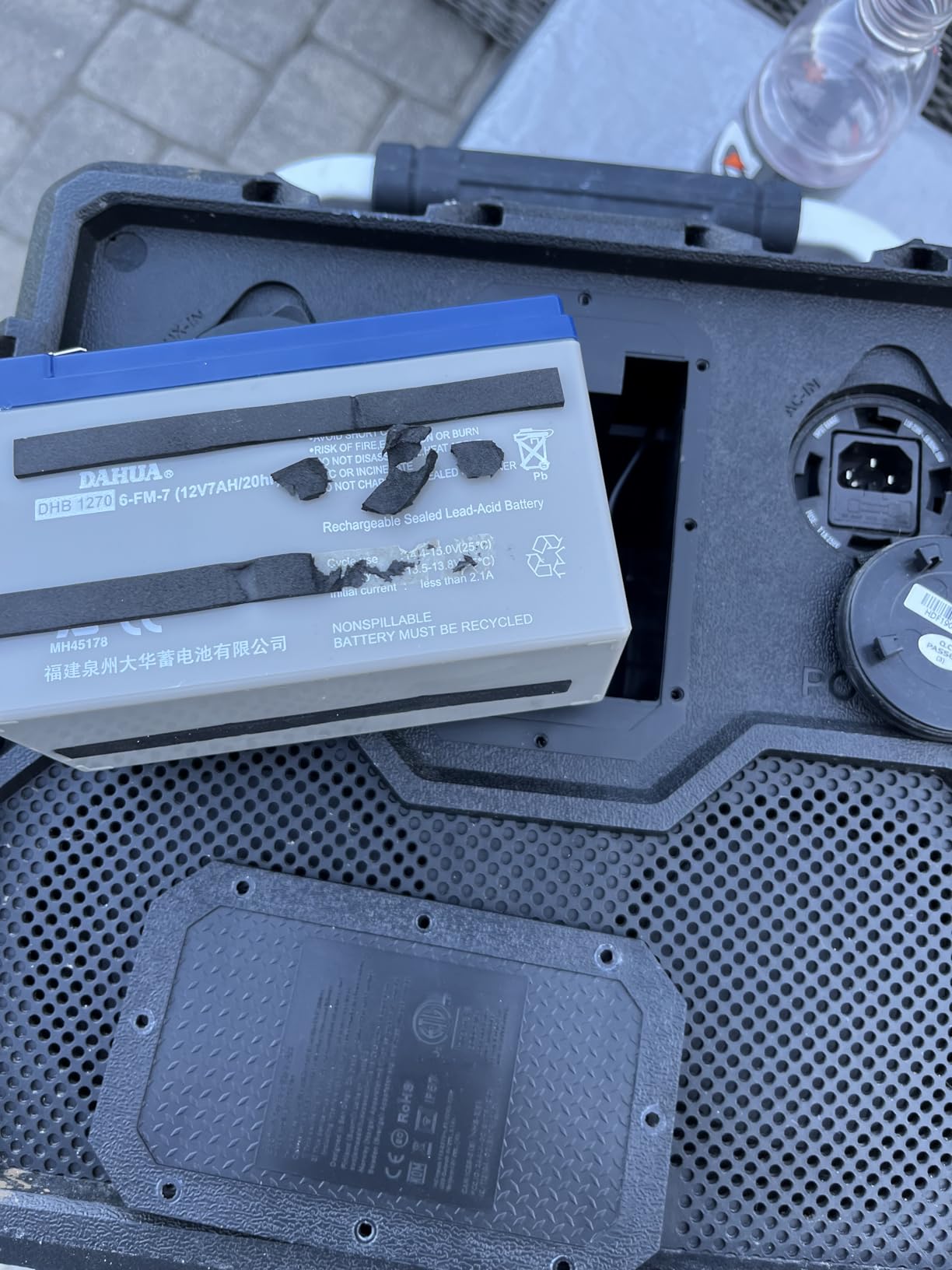 ECOXGEAR EcoTrek Rugged Waterproof Floating Portable Bluetooth Wireless 100 Watt Stereo Smart Speaker and PA System (Gray) customer photo 2