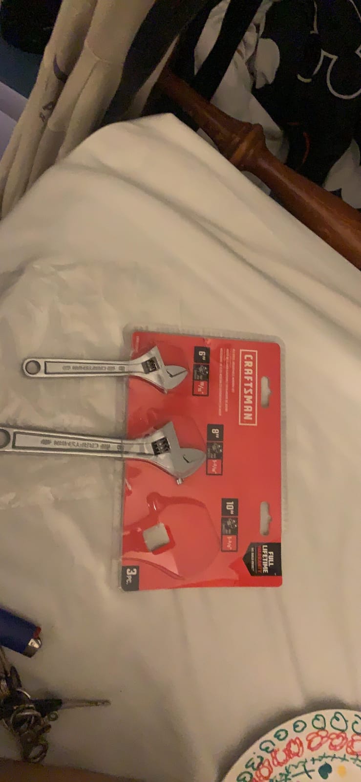 CRAFTSMAN Adjustable Wrench Set, 3-Piece All Steel, Metric and SAE Scale (CMMT12001) customer photo 1