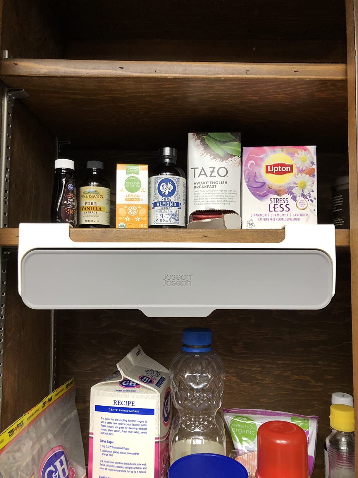 Joseph Joseph Under-Shelf Cabinet Spice Rack Organizer | Space-saving customer photo 2