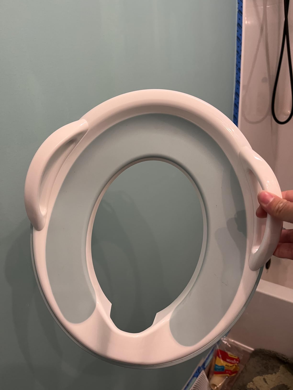 Jool Baby Potty Training Seat for Boys and Girls With Handles, Fits Round & Oval Toilets, Non-Slip with Splash Guard customer photo 1