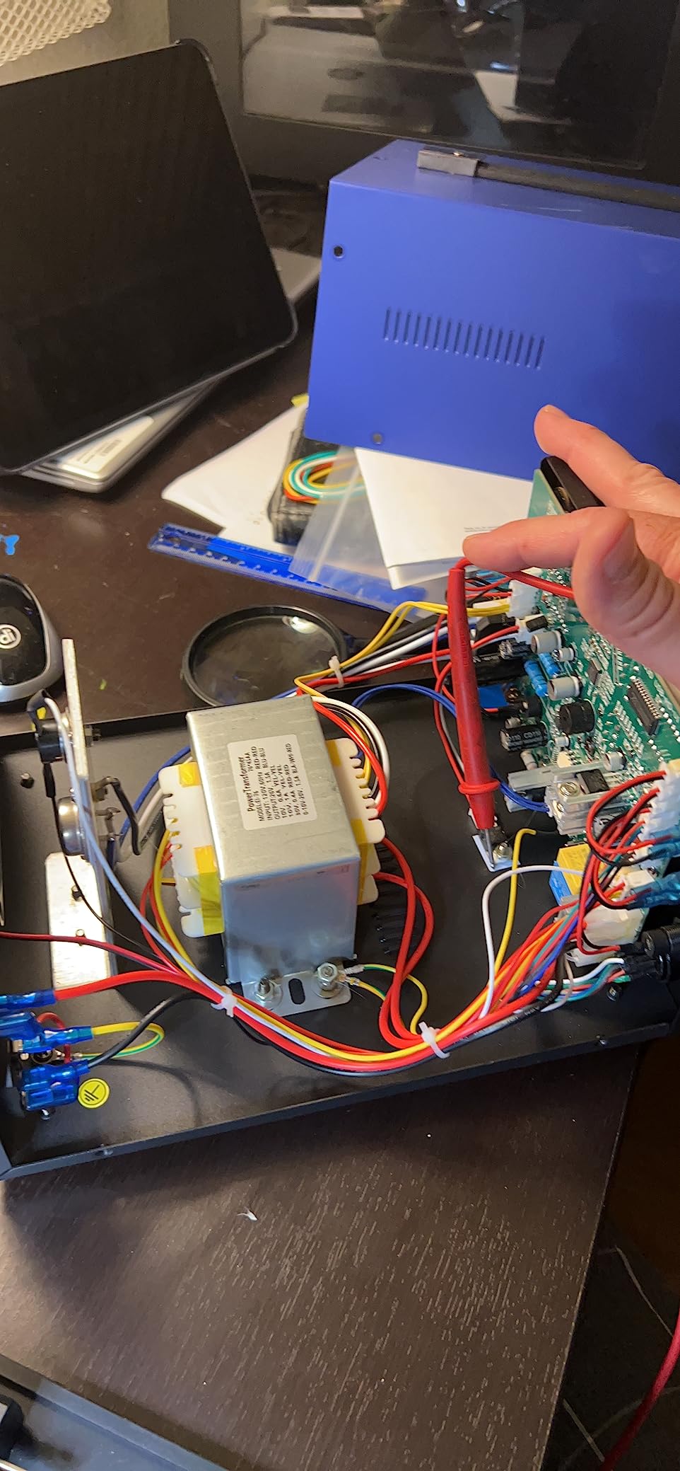 YIHUA 853D 2A USB SMD Hot Air Rework Soldering Iron Station, DC Power Supply 0-15V 0-2A with 5V USB Charging Port and 35 Volt DC Voltage Test Meter customer photo 2