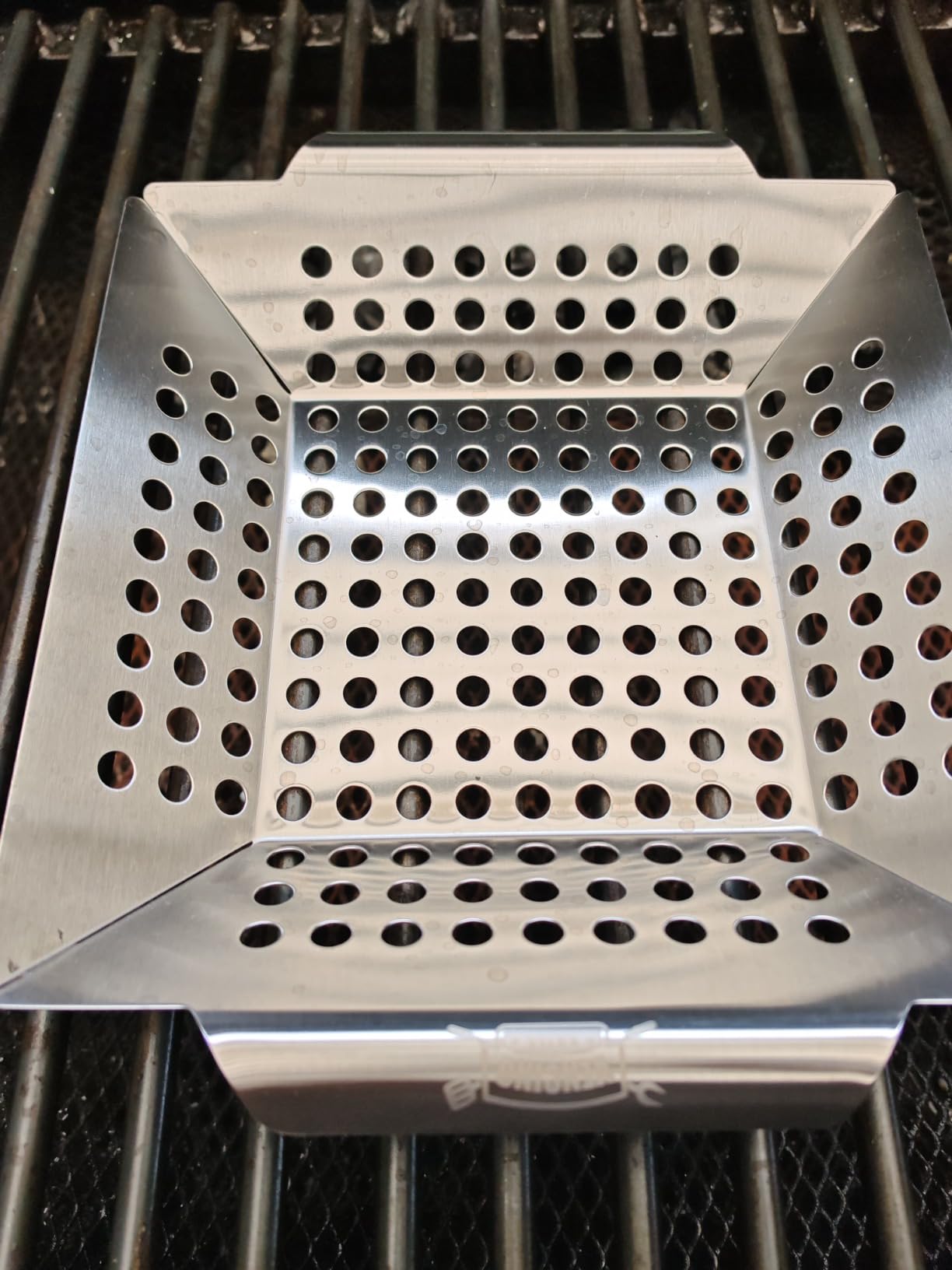 3 Pack Grill Baskets for Outdoor Grill, Heavy Duty Stainless Veggie Pan Set - 1 Large, 2 Small customer photo 1