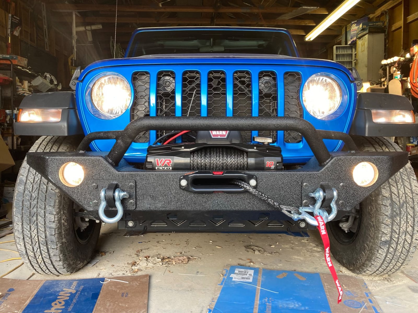 WARN VR EVO 10-S Electric 12V Winch 10,000 lb Pull Capacity - 103253 | Synthetic Rope, IP68 Waterproof, High-Performance, Off-Road Recovery, Winch for Jeeps, SUVs, and Light Trucks customer photo 1