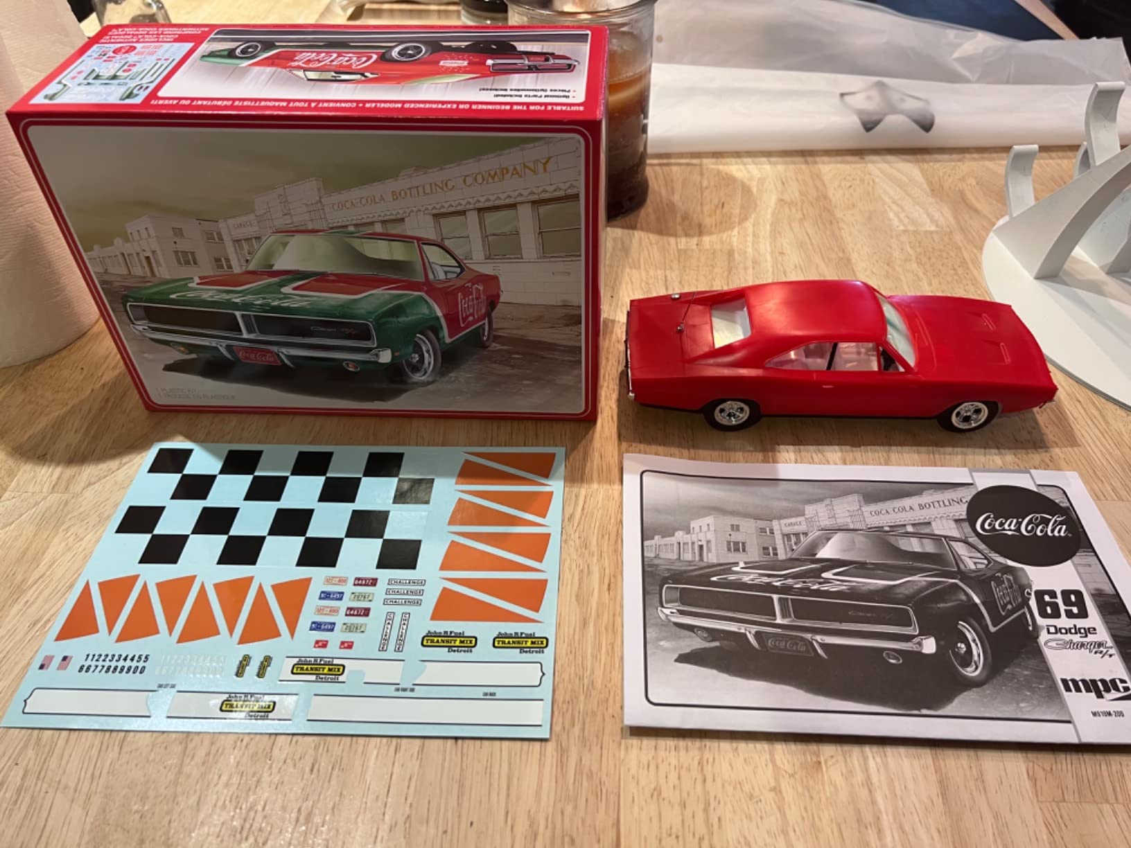 MPC 1969 Dodge Charger RT (Coca Cola) Snap (2T) 1:25 Scale Model Kit customer photo 1