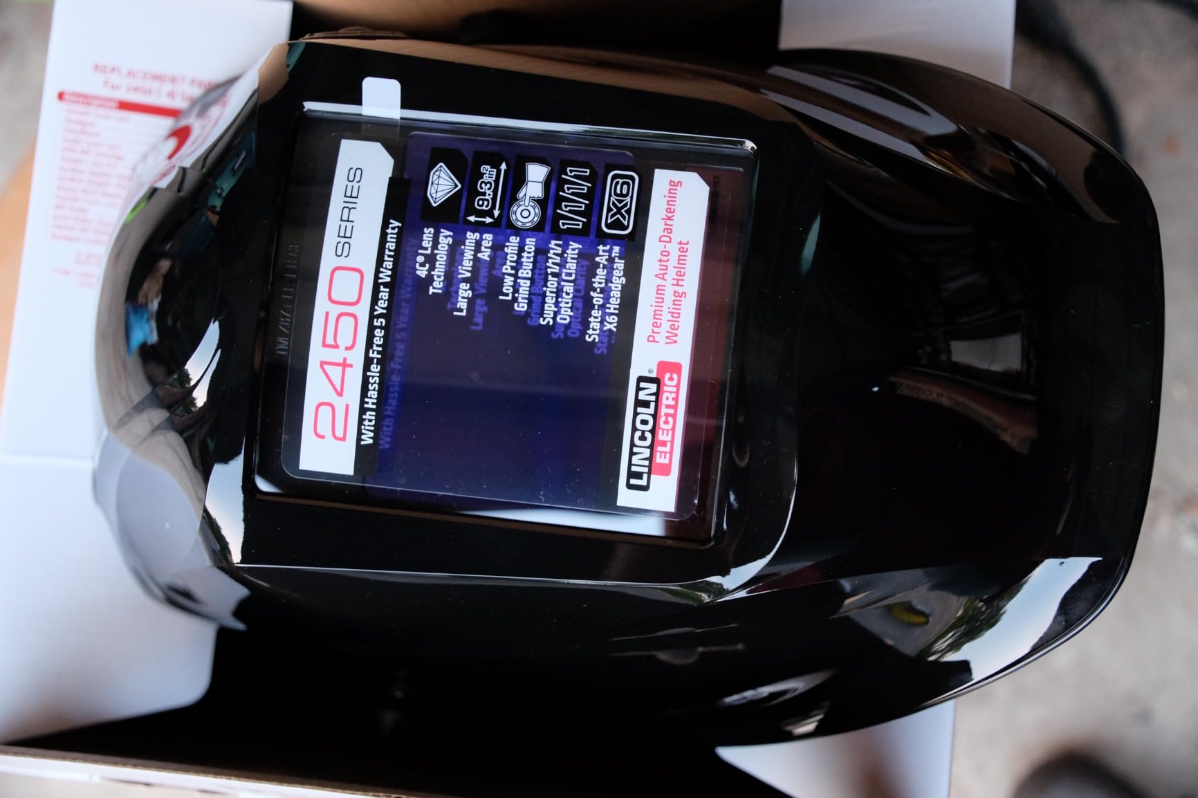 Lincoln Electric Viking 2450 Series - Black Welding Helmet customer photo 2