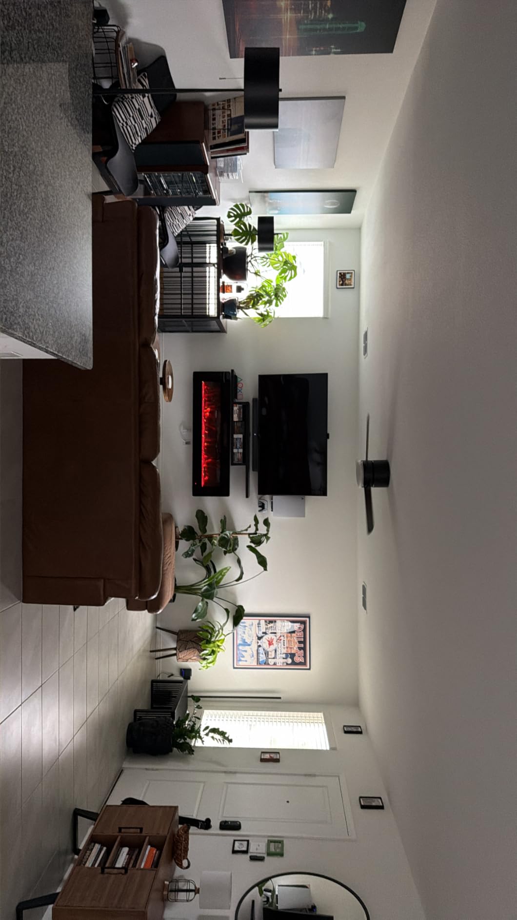 R.W.FLAME Electric Fireplace 50 inch Recessed and Wall Mounted, The Thinnest Fireplace Low Noise, Fit for 2 x 6 Stud, Remote Control with Timer, Touch Screen, Adjustable Flame Colors and Speed customer photo 1
